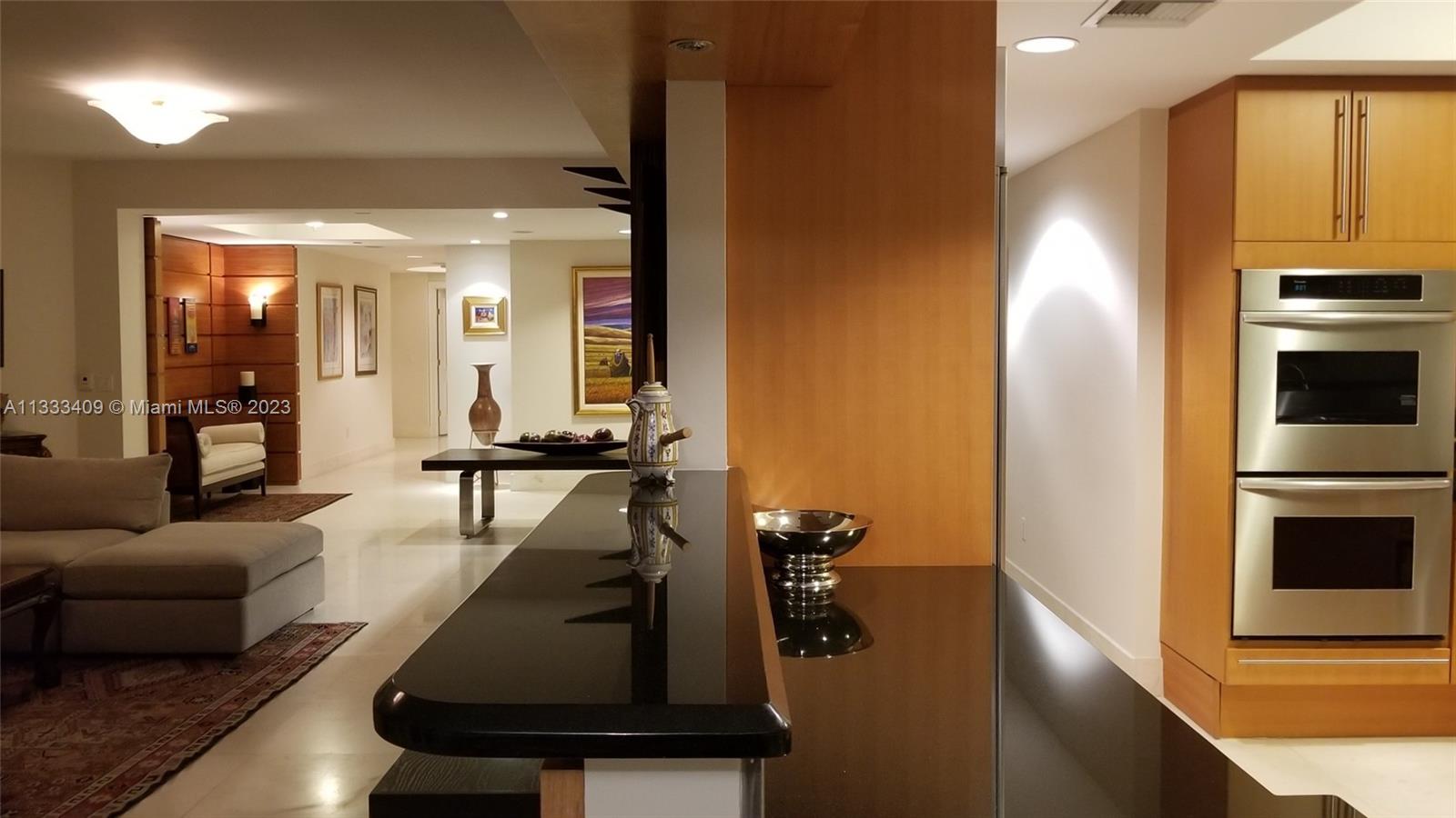 Living and kitchen