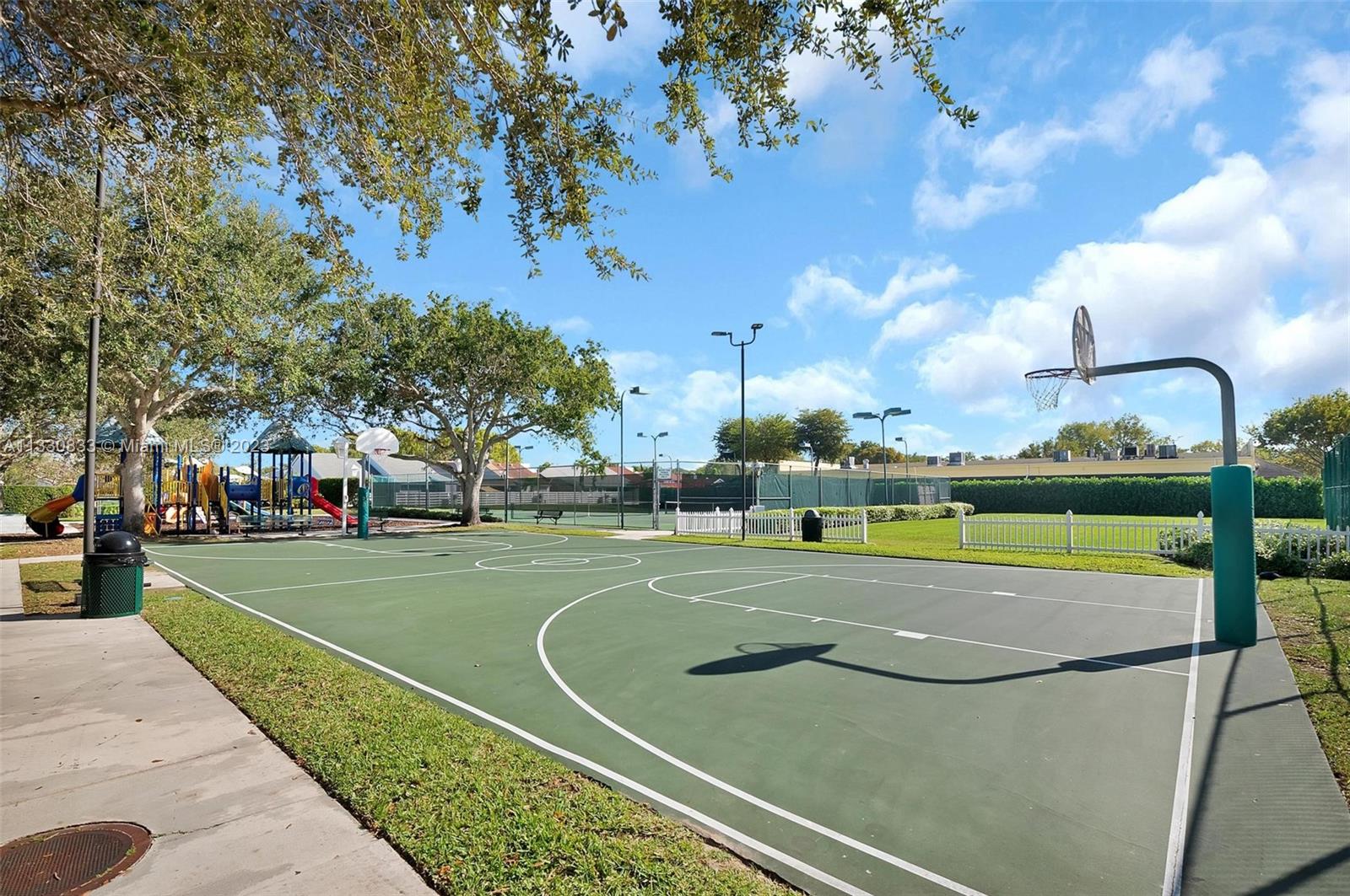 Community basketball courts