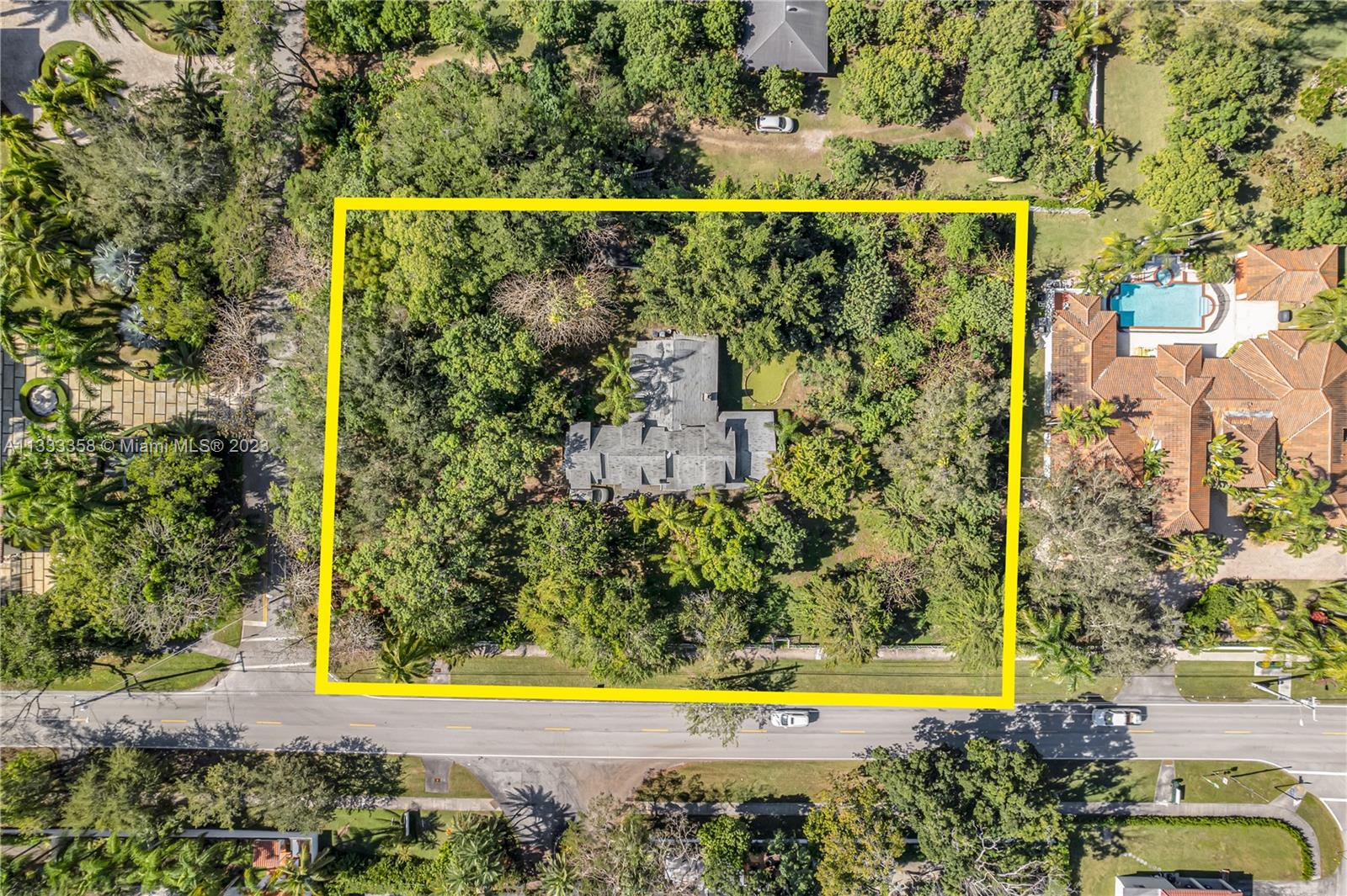Largest lot (nearly 54,000 sq. Ft) for sale right now in South Miami! Best use is to build your dream home on this spacious corner lot.  Current structure is in need of substantial repair. The property is located in the heart of South Miami within minutes of Coral Gables, Coconut Groove, and Pinecrest. Don’t miss your opportunity to live on one of the largest lots in the area!