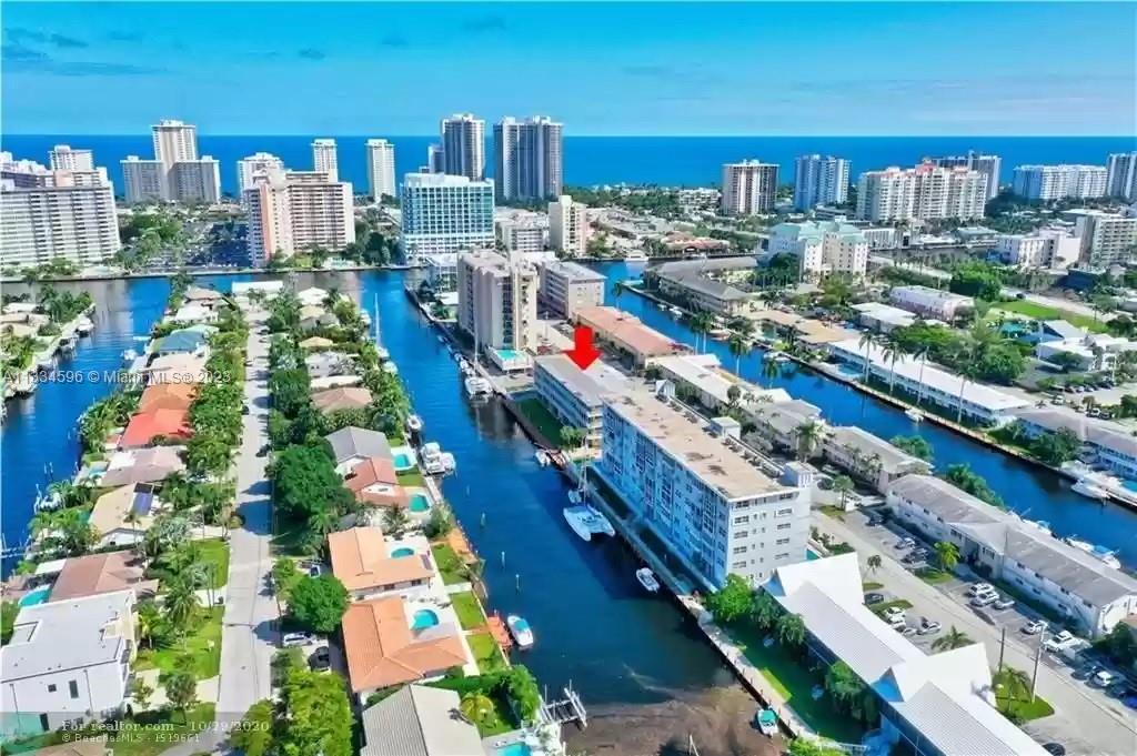LOCATION, LOCATION, LOCATION.... Enjoy the life at the beach and watch boats pass by from your balcony. Beautifully remodeled 2/2 with direct water views. Small and quite 24 units building. Low Association fees. Dockage is potentially available with waiting list. 40-year building inspection done. Minutes from Lauderdale-by-the Sea and four miles from Las Olas. Walk to the beach, dining and shopping. New kitchen with beautiful black SS appliances and granite deluxe counter top and backsplash. New electrical panel. Washer and dryer in every floor.  One parking assigned right next to entrance. Tandem parking allowed.