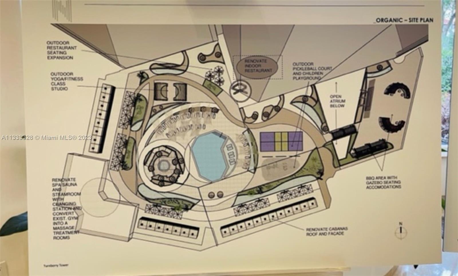 Future Site Plan for Outdoor Area