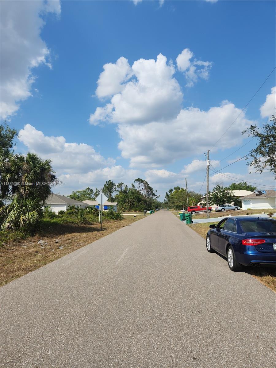 Surrounding by existing homes on right of property