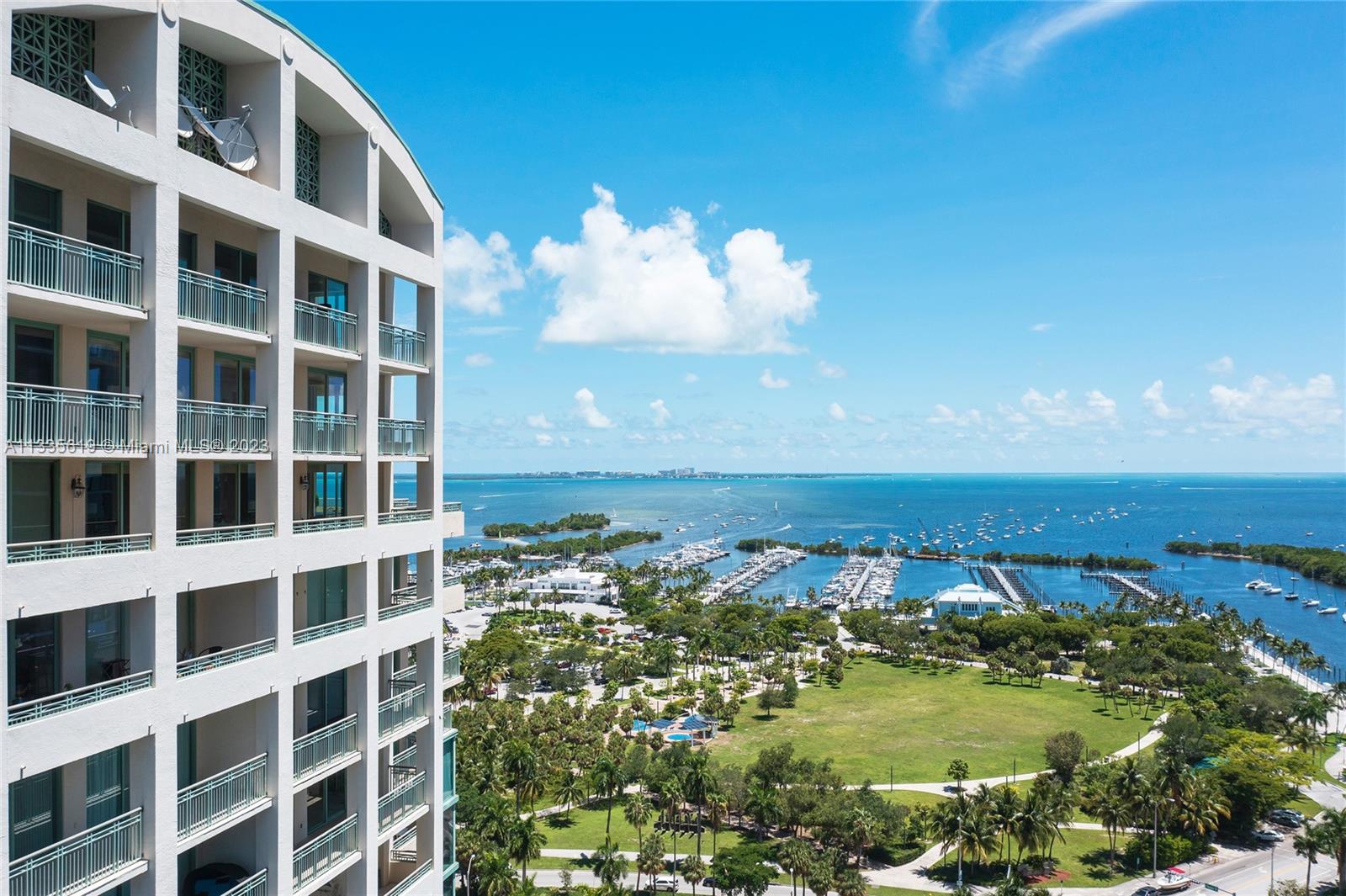 Large corner unit with water and city views at the exclusive Ritz-Carlton Residences in the heart of Coconut Grove across from Biscayne Bay and Regatta Harbour. Access to all 5-star hotel amenities including full-service pool, spa, fitness center, restaurants & bars, concierge, and valet parking plus residents-only amenities. Walking distance to waterfront parks, restaurants, shops, entertainment, and top schools. Easy drive to Downtown Miami, Miami Beach, Coral Gables, and the Miami International Airport. Great income potential with flexible rental terms for investors and second home buyers.