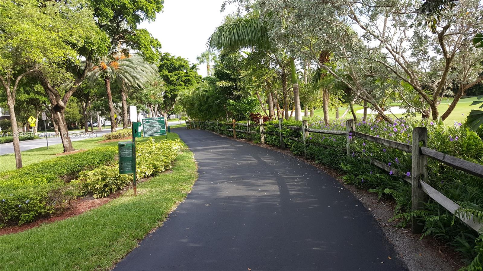 Soffer Trail in front of the Condo