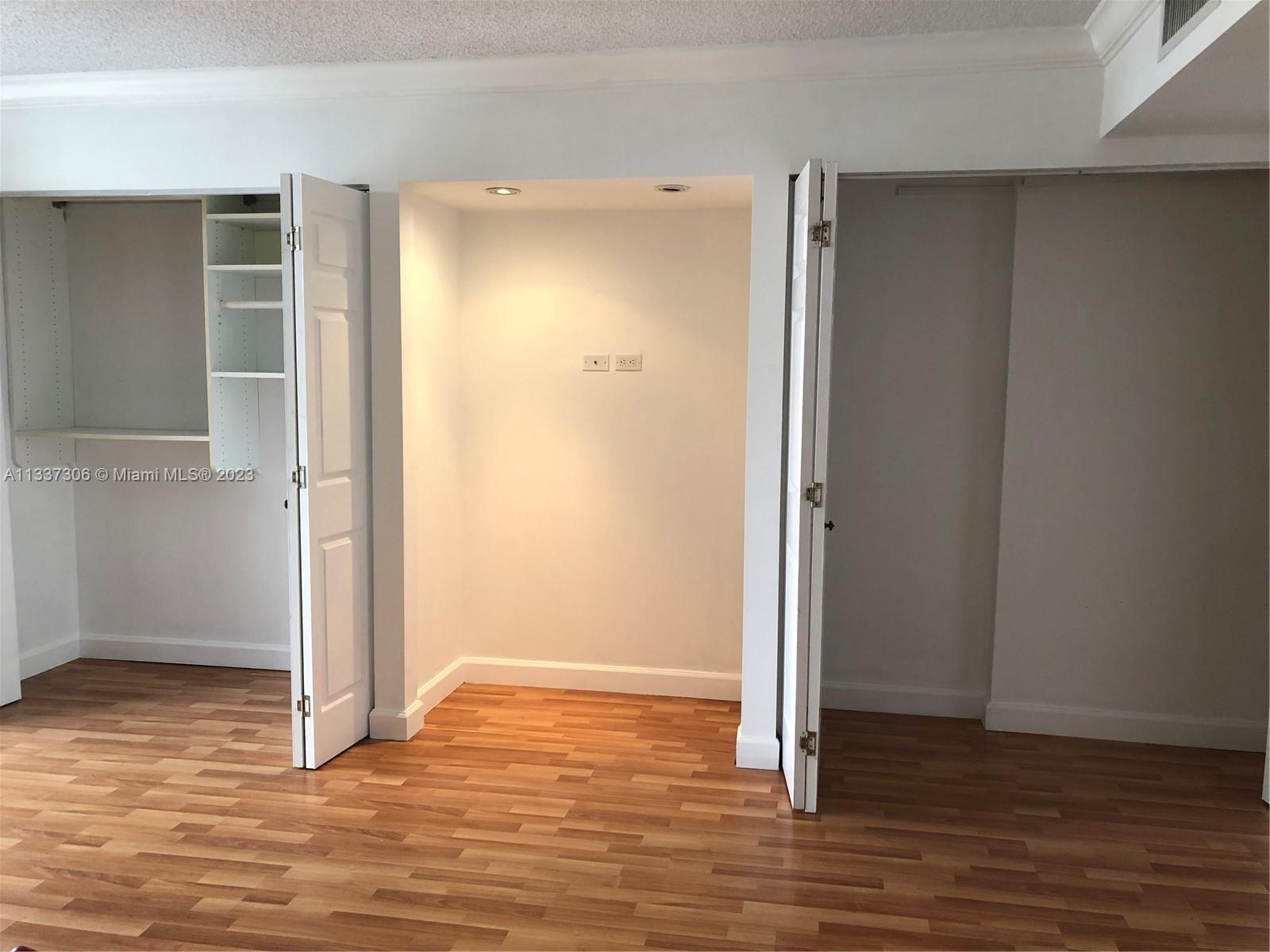 Closets with office possibilities