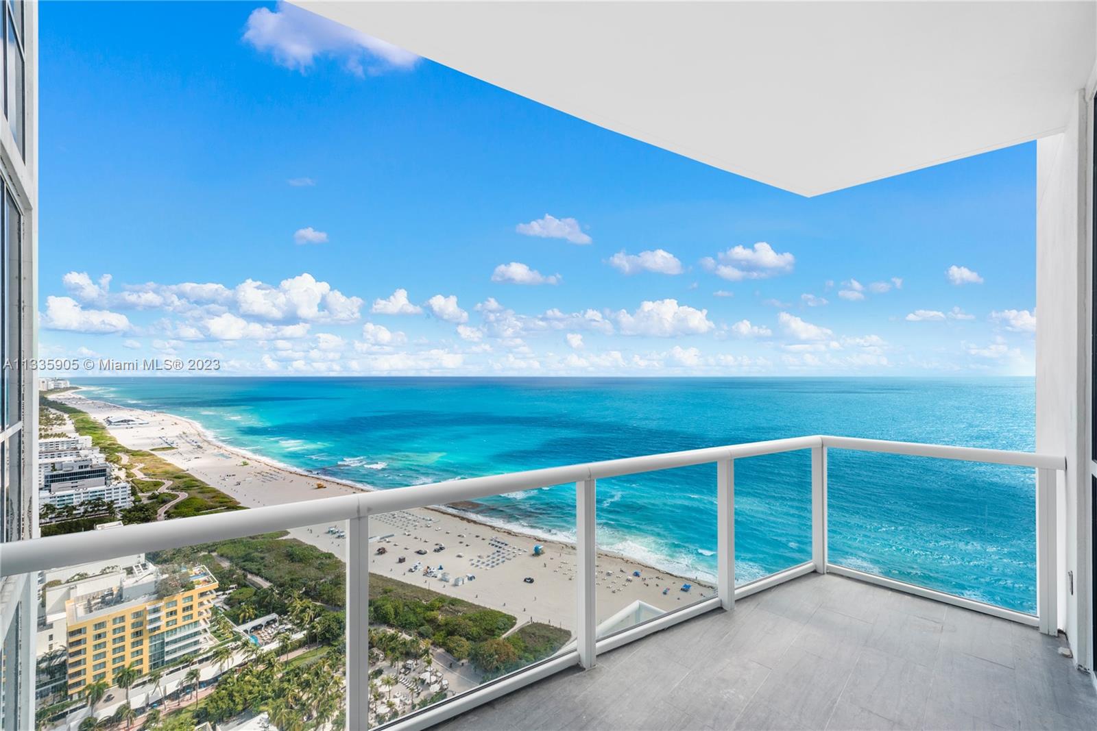 Overlooking the prized sands of South of Fifth,  #3401 welcomes you home to endless ocean views and the desirable coastline.  Settle into true bliss as you embrace life at its finest right here atop the warm Floridian sunshine framed by glossy shoreline waterscapes. A private elevator foyer opens to 3,000 sqft 4 bed layout with glass walls highlighting the sensational vistas. Singular opportunity to tailor your beachfront jewel in the coveted Continuum, which sets the standard in 5-star luxury resort living. Continuum 12 acres boast, private beach club, three tennis courts, two pools, outdoor restaurant, gym, spa, concierge, more. #3401 is ready to welcome you to oceanfront paradise – all just steps away from world-class dining, shopping & entertainment options for utmost convenience!