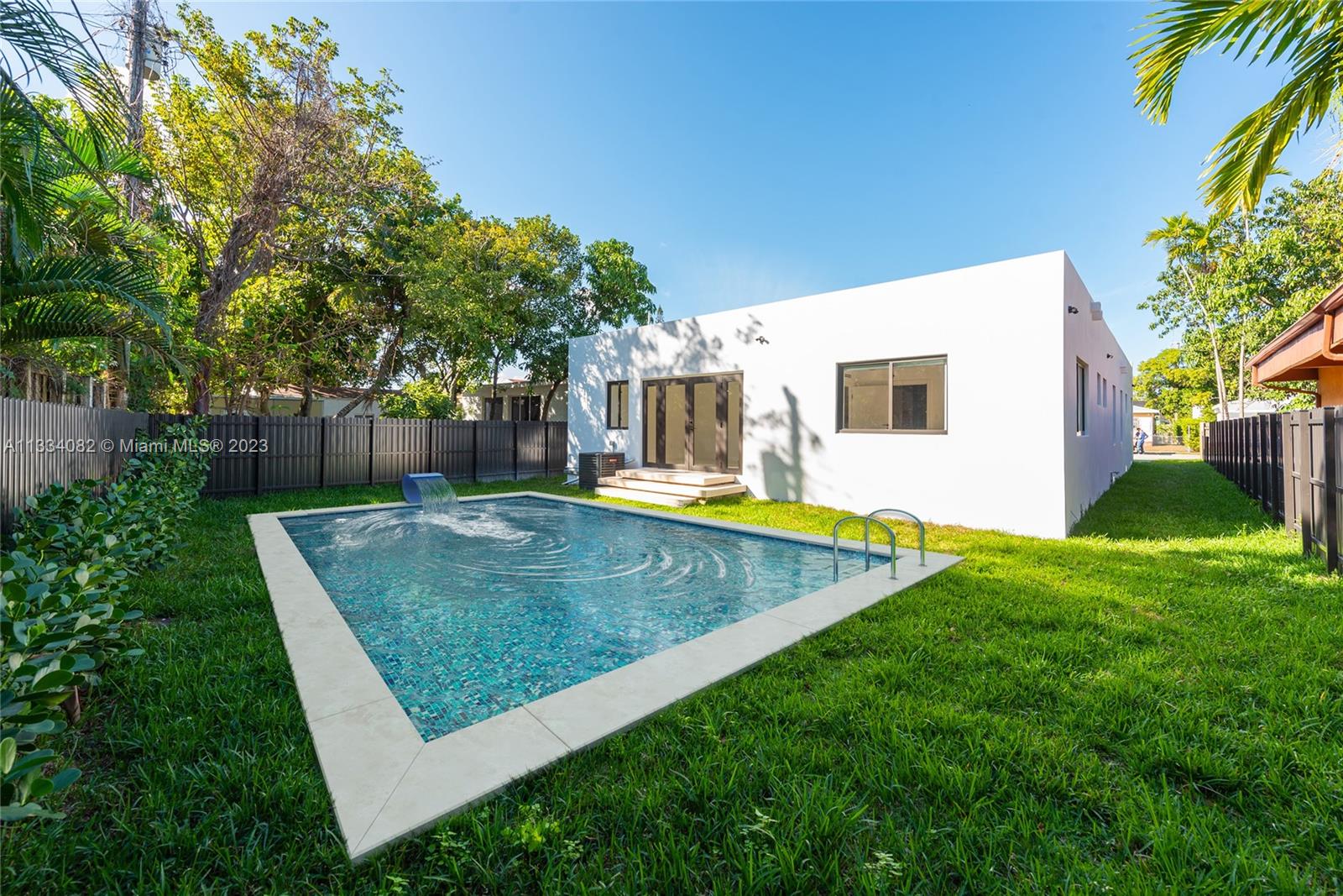 Fenced backyard with room for pool! (Virtually Added).