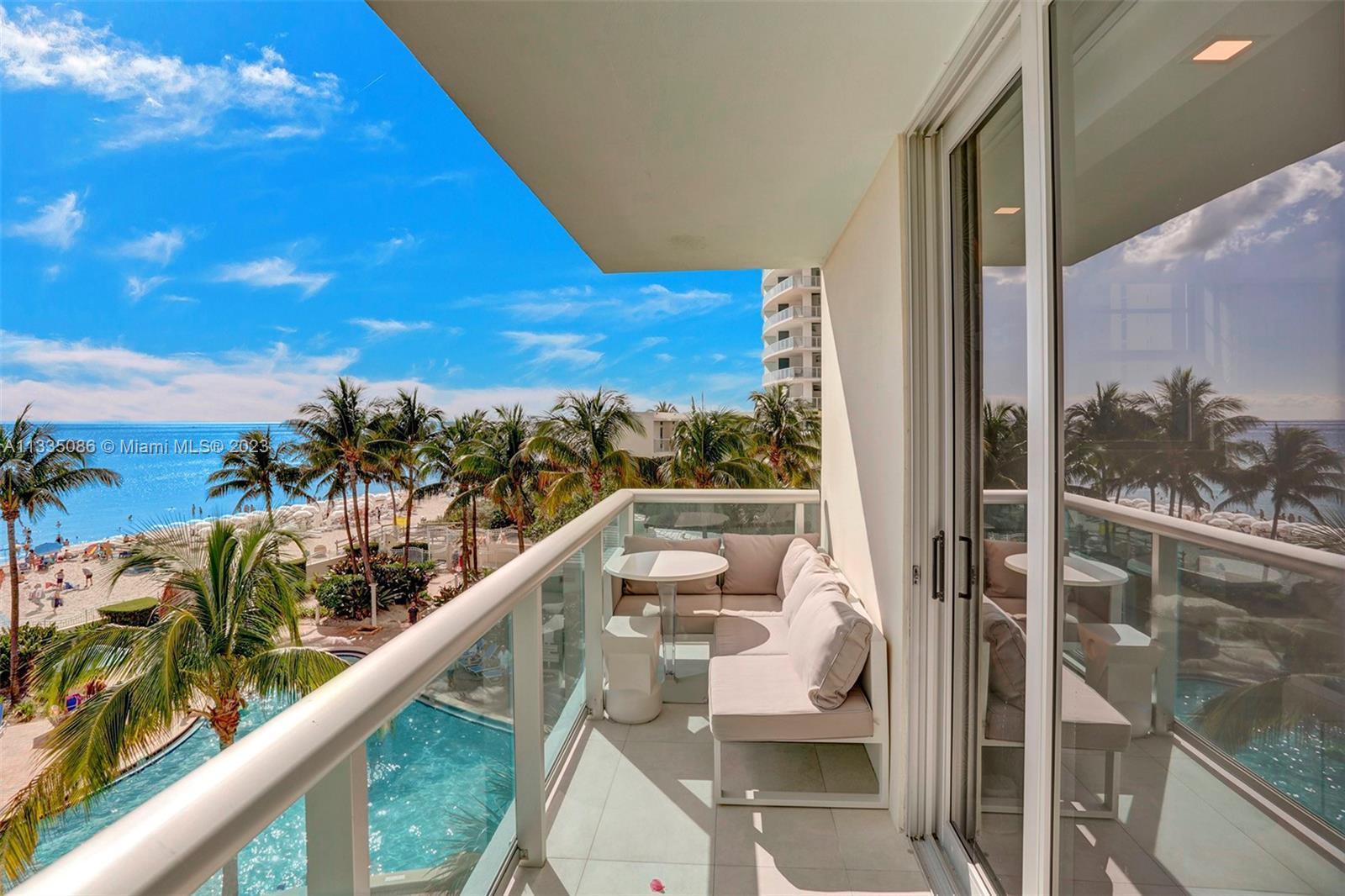 Glass Balcony with Ocean Views