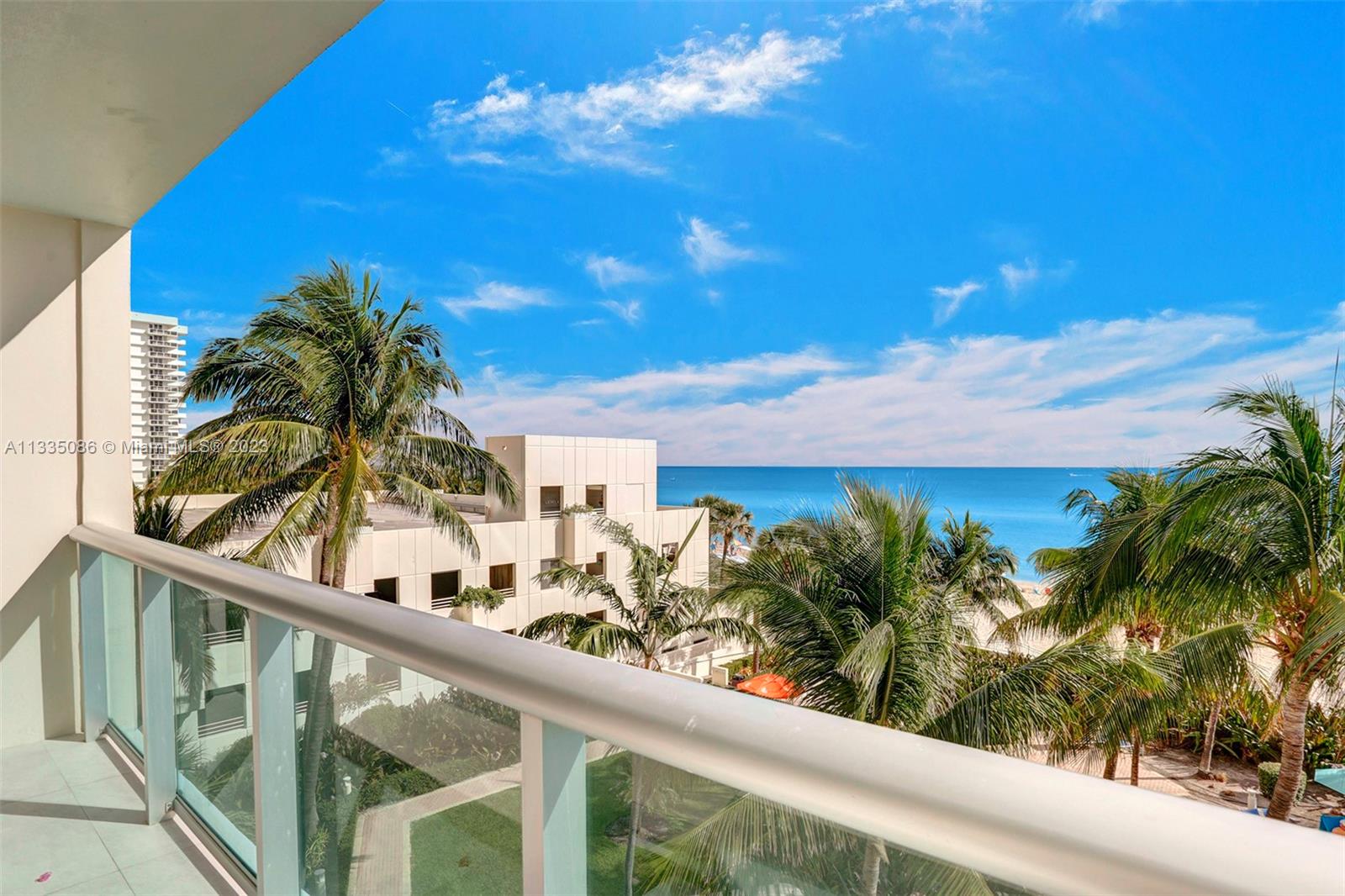 Glass Balcony with Ocean Views