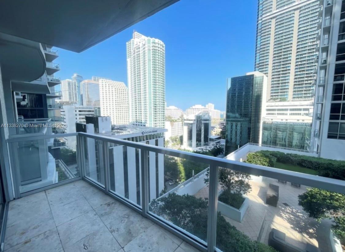 Live in the heart of Brickell, walking distance to everything this vibrant neighborhood has to offer at 1050 Brickell. One bedroom one bath residence facing east, open kitchen with breakfast island, marble floors, built-in closets for extra storage, one assigned parking space, window treatments. 1050 Brickell is a full-service building with resort style amenities located short distances to Coconut Grove, Downtown Miami, Miami Beach, MIA, Design District, and more. Available March 05, 2023.