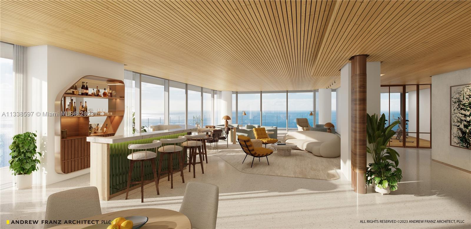 Rare opportunity in Bal Harbour’s most coveted building to customize a one-of-a-kind direct oceanfront residence in the sky. Expansive corner unit complete with APPROVED plans and permits for a spacious 7,442sqft space that feels like a single-family home, featuring 4-bedrooms with private gym, office, entertaining bar, plus 2 additional staff rooms. Floor to ceiling walls of glass open up to an incredible wraparound terrace showcasing over 2,300sqft of outdoor space overlooking unobstructed views of the ocean and bay. The possibilities are boundless, with Oceana residents gaining access to unrivaled amenities and community including concierge beach service, resort-style pool, spa, tennis, restaurant, 24/7 concierge and security – all within reach of the best dining, shopping, top schools.