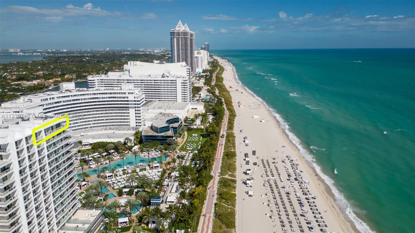 Extremely rare opportunity to assemble the four best TOP floor, DIRECT Ocean Fontainebleau III Sorrento Units.(#1909,1910,1911,1912) . #1909 is the premier Northeast corner Direct Ocean unit  looking down at the Pool. Together you can secure 3,200 + sq feet of Top Floor Direct Ocean , tremendous income potential and with an Iconic Brand and Hotel Program. Together this is 4 bedrooms, 4 Bathrooms & 2 powder rooms. 11 Award winning restaurants and nightclubs. Sold fully furnished with luxury finishes. Need 24-48 hour notice due to Hotel Program .