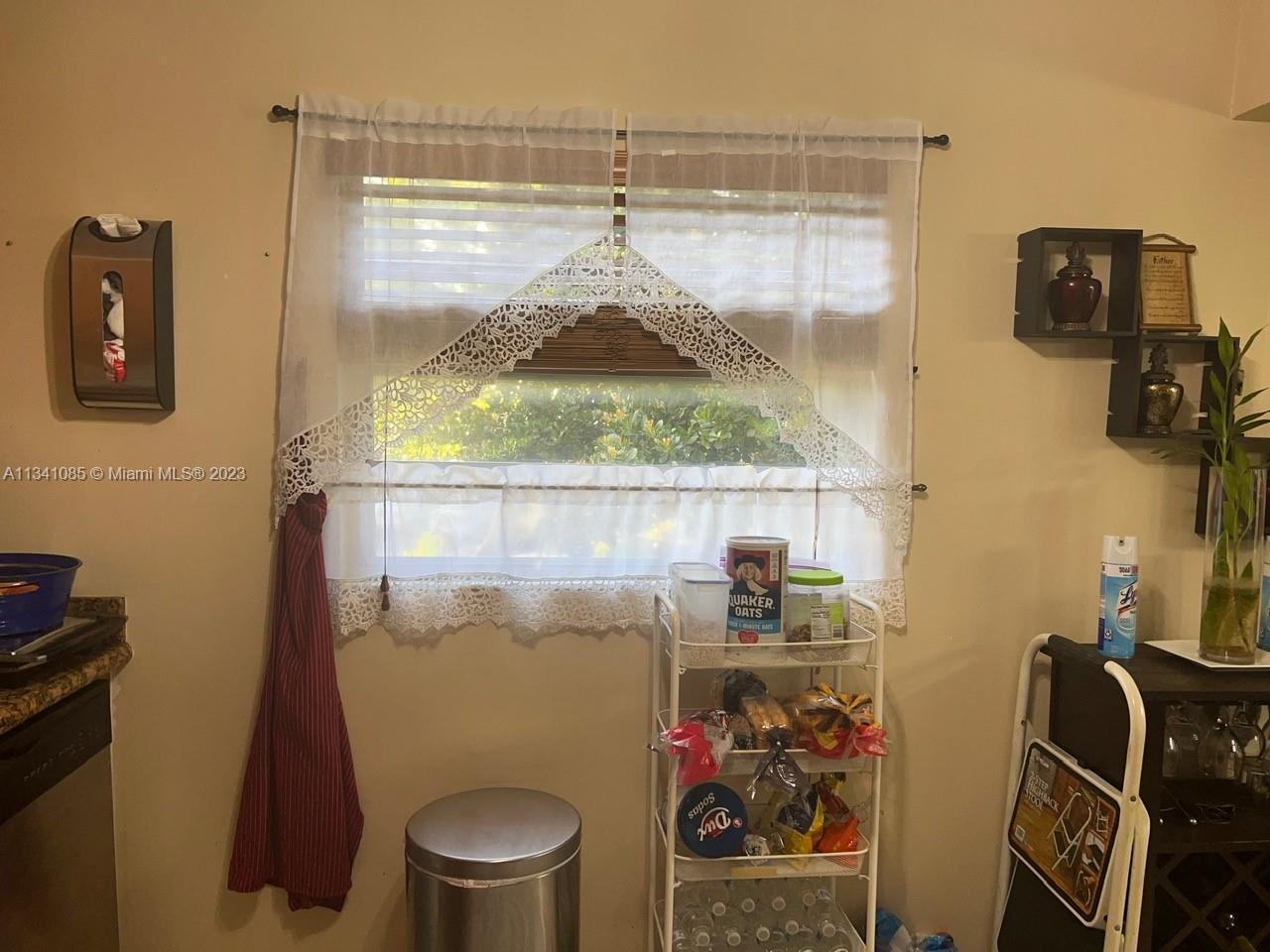 Large window in the kitchen for lots of natural light.