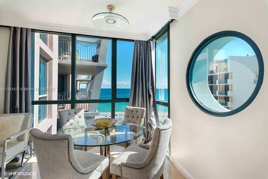 AVAILABLE AFTER JUNE 20. GORGEOUS 2 BR UPPER PENTHOUSE. RENOVATED DIRECT OCEANFRONT! South Facing! Stunning baths with mosaic tiles, onyx tiles, floating vanities, & quartz countertops. Kitchen with new appliances & Quartz countertop ! Luxury oceanfront bldg in prime location. Walk everywhere! Stunning 280 DEGREE views of ocean, South Beach, Miami skyline & Bay! Terrace access from EVERY ROOM! Complimentary Beach Service: Lounge chairs, Umbrellas & Towels included! Bldg amenities include: Steam room & Sauna, Massage Room, Coffee/tea bar, library, business center, concierge, Pool Table, Private Garden w/Outdoor Kitchen & BBQ, Heated POOL & hot tub, NEW FITNESS CENTER AND MORE! WON'T LAST! EASY TO SHOW!