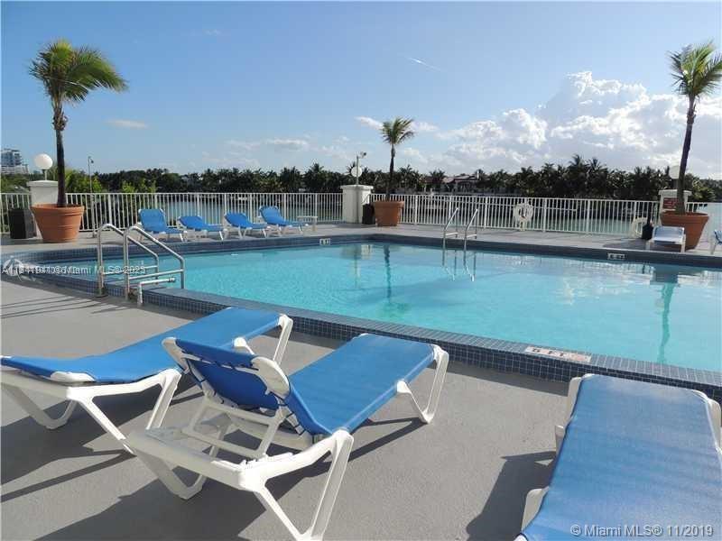 Bay front pool deck