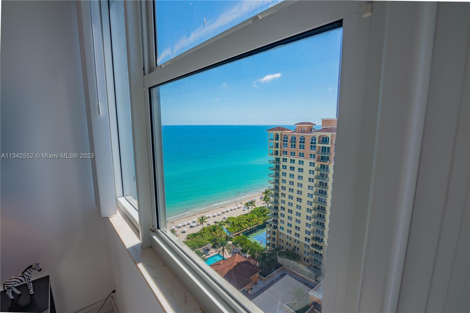 SECOND BEDROOM VIEW LOOKING EAST TOWARDS OCEAN