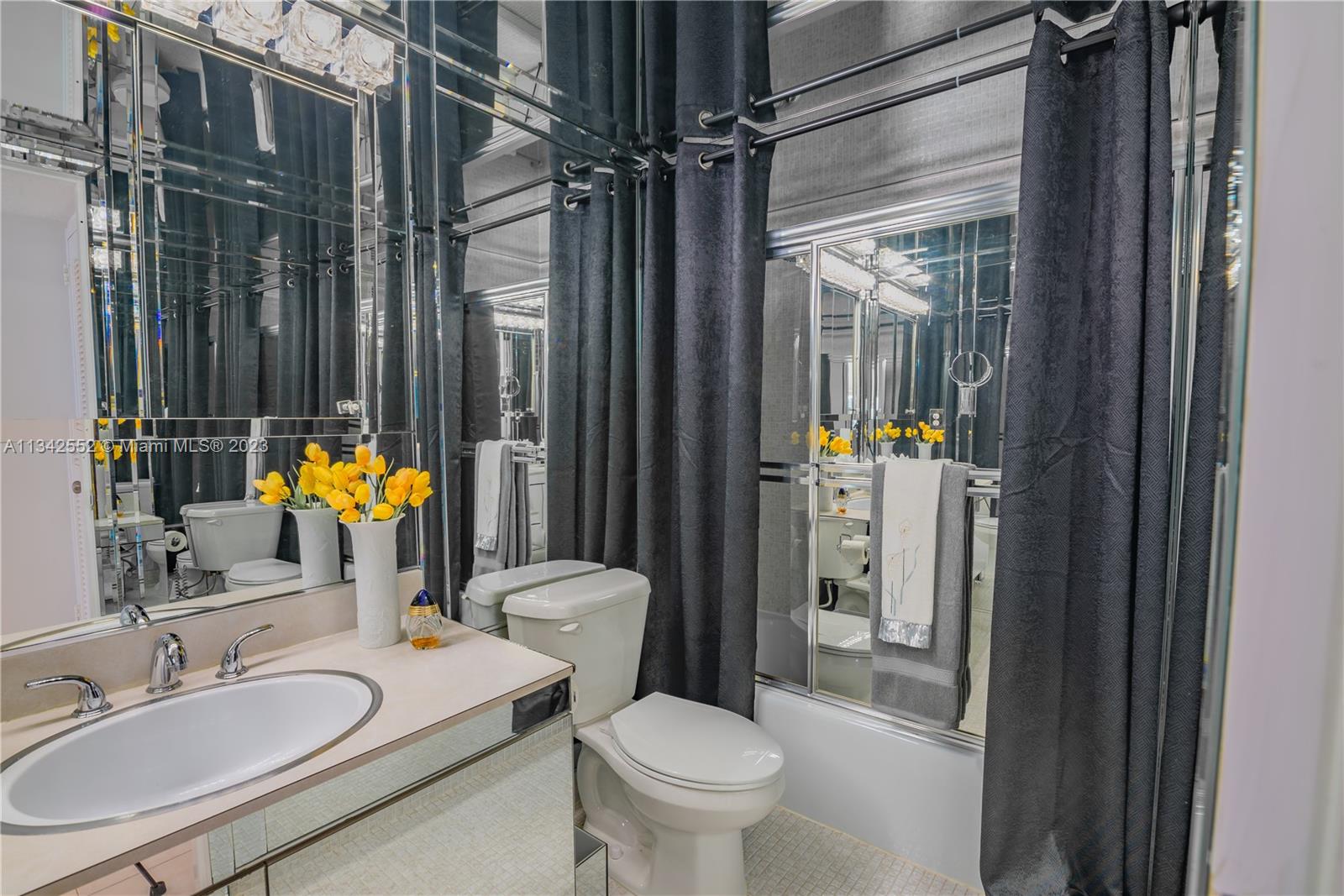 MASTER BATHROOM WITH SHOWER AND TUBB COMBINATION