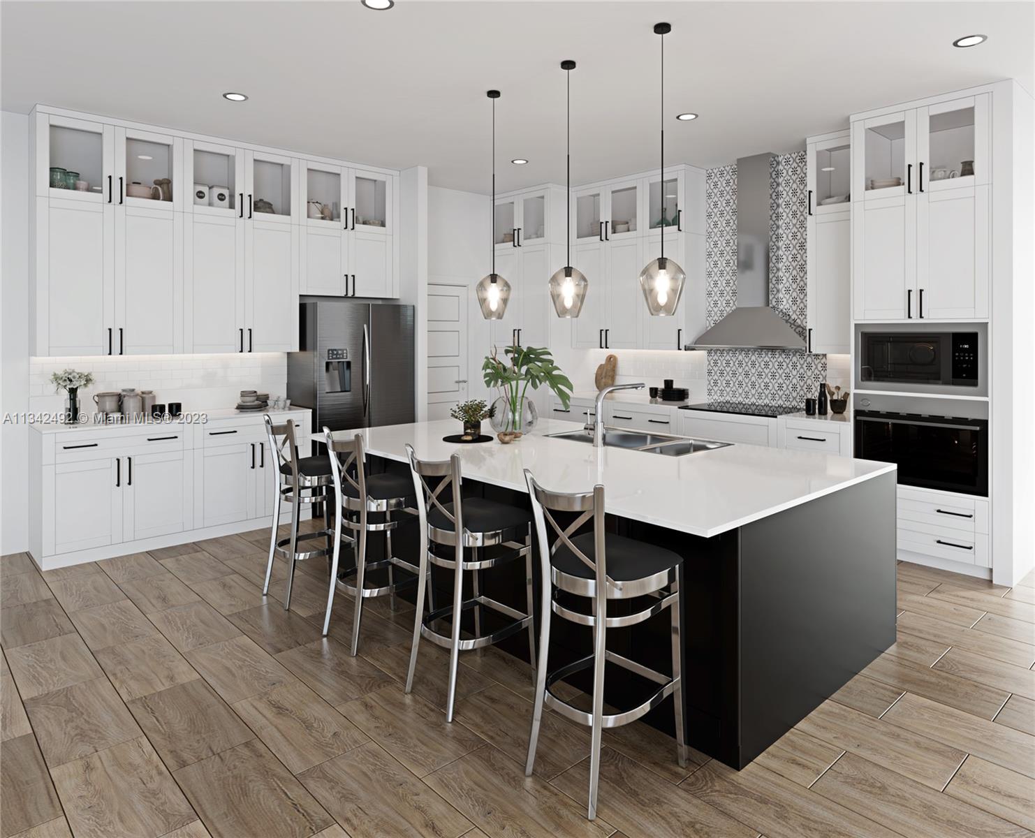 EXAMPLE OF KITCHEN OPTIONS- JUST A RENDERING