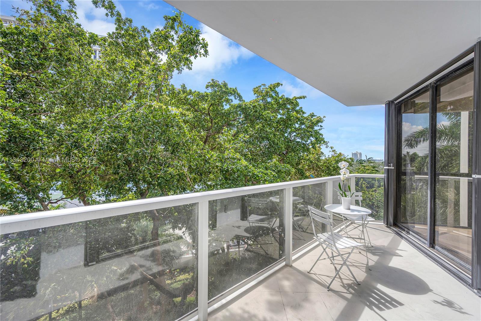 Second balcony accessed from second bedroom