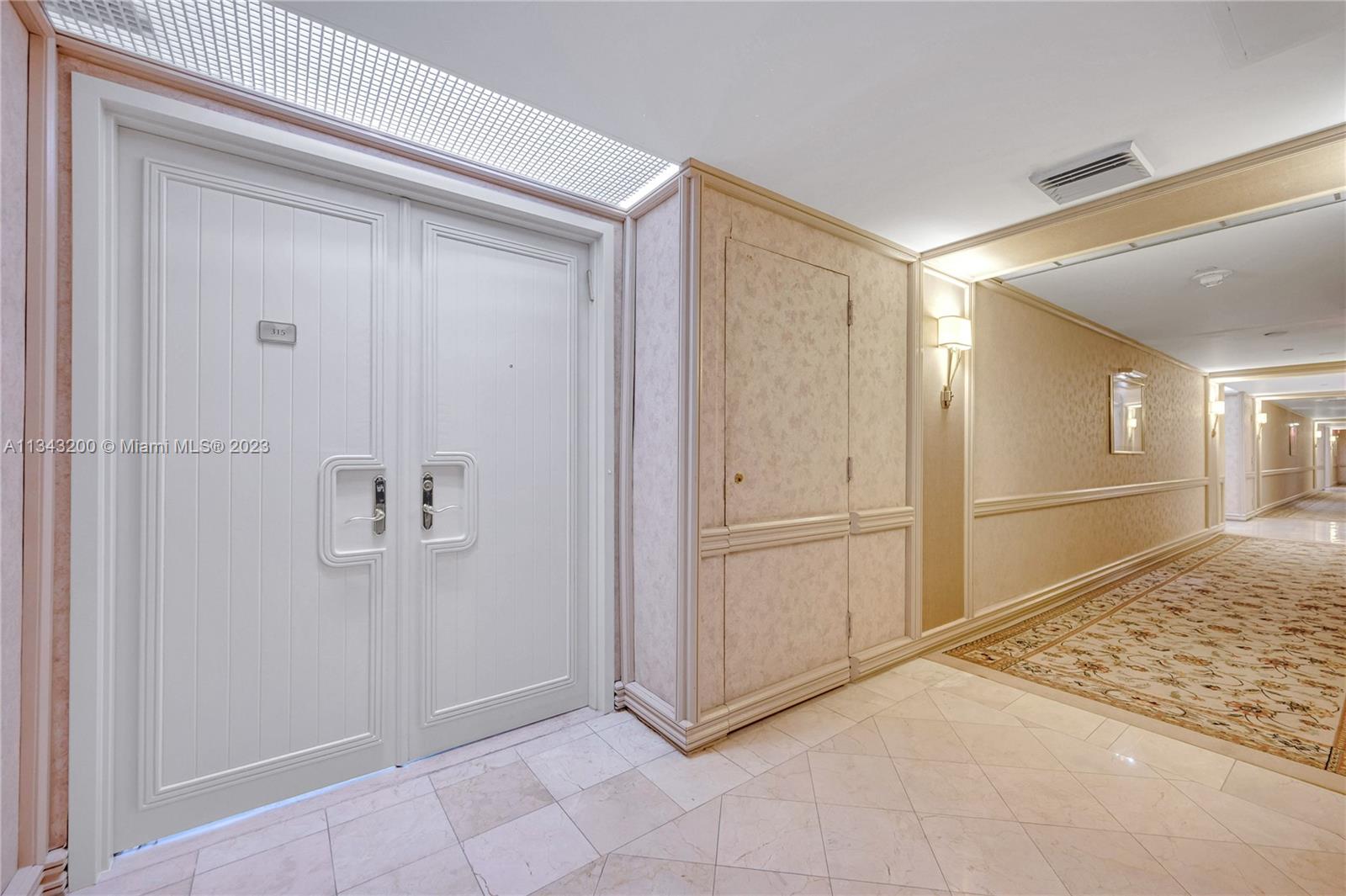 View of hallway entry from foyer