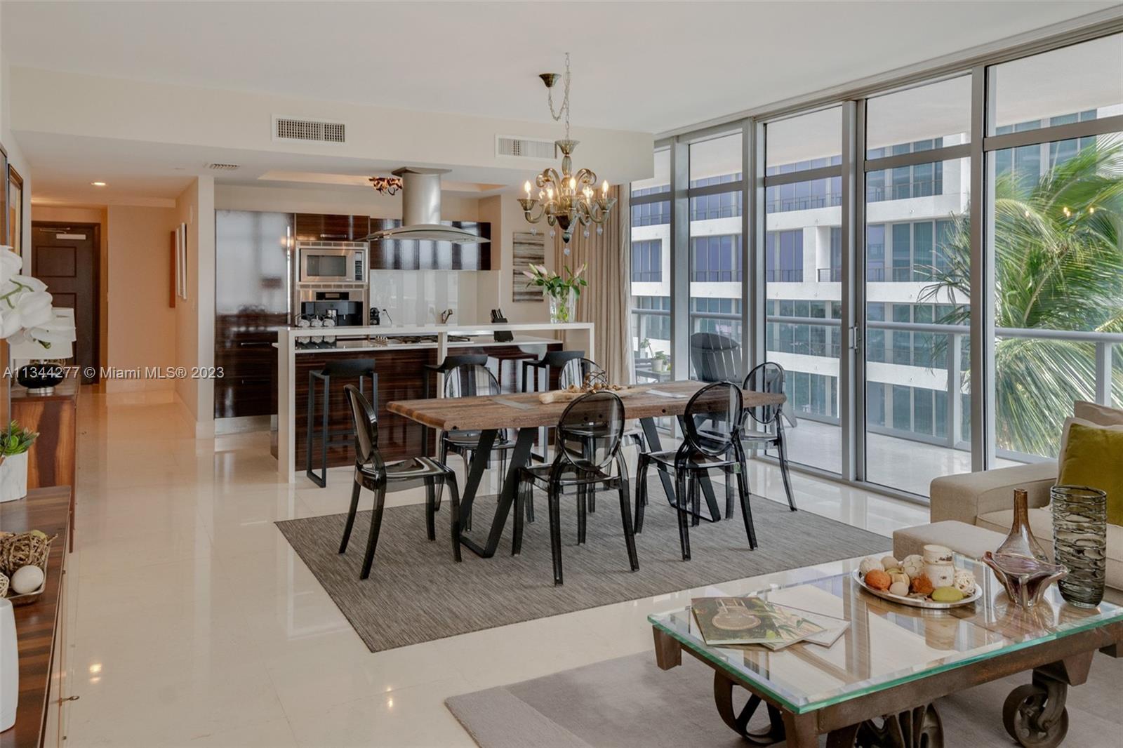 Light Infused through Floor Ceiling Windows