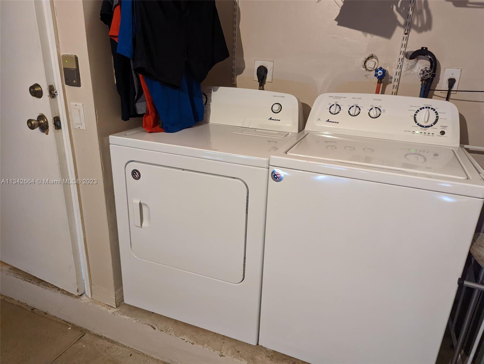 WASHER AND DRYER