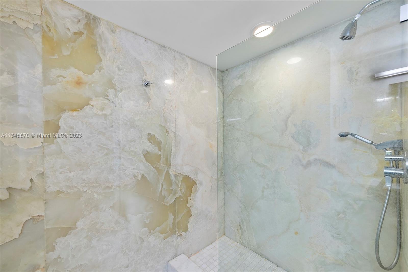 Onyx shower walls