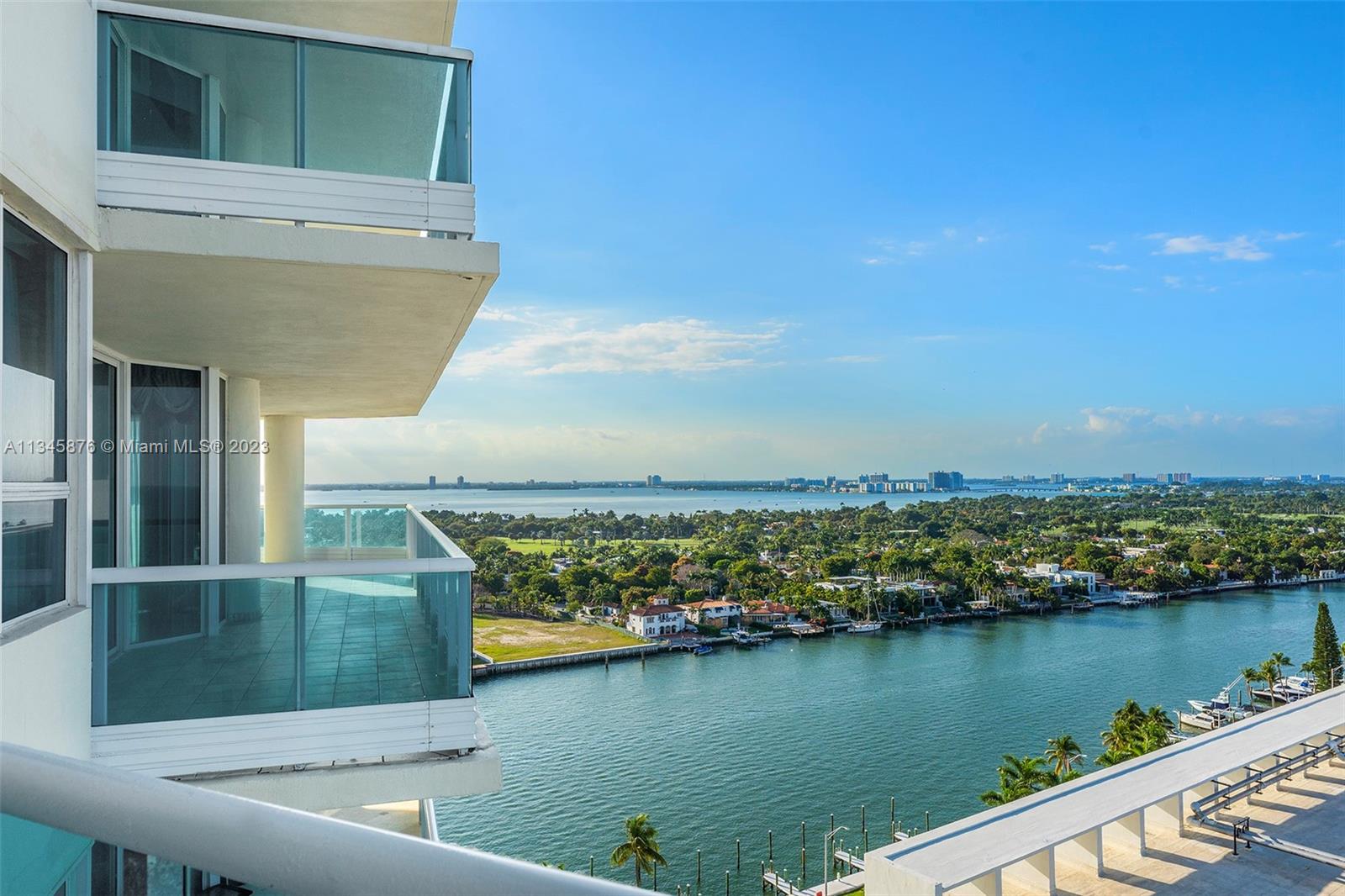 Intercoastal and Bay views from secondary bedroom