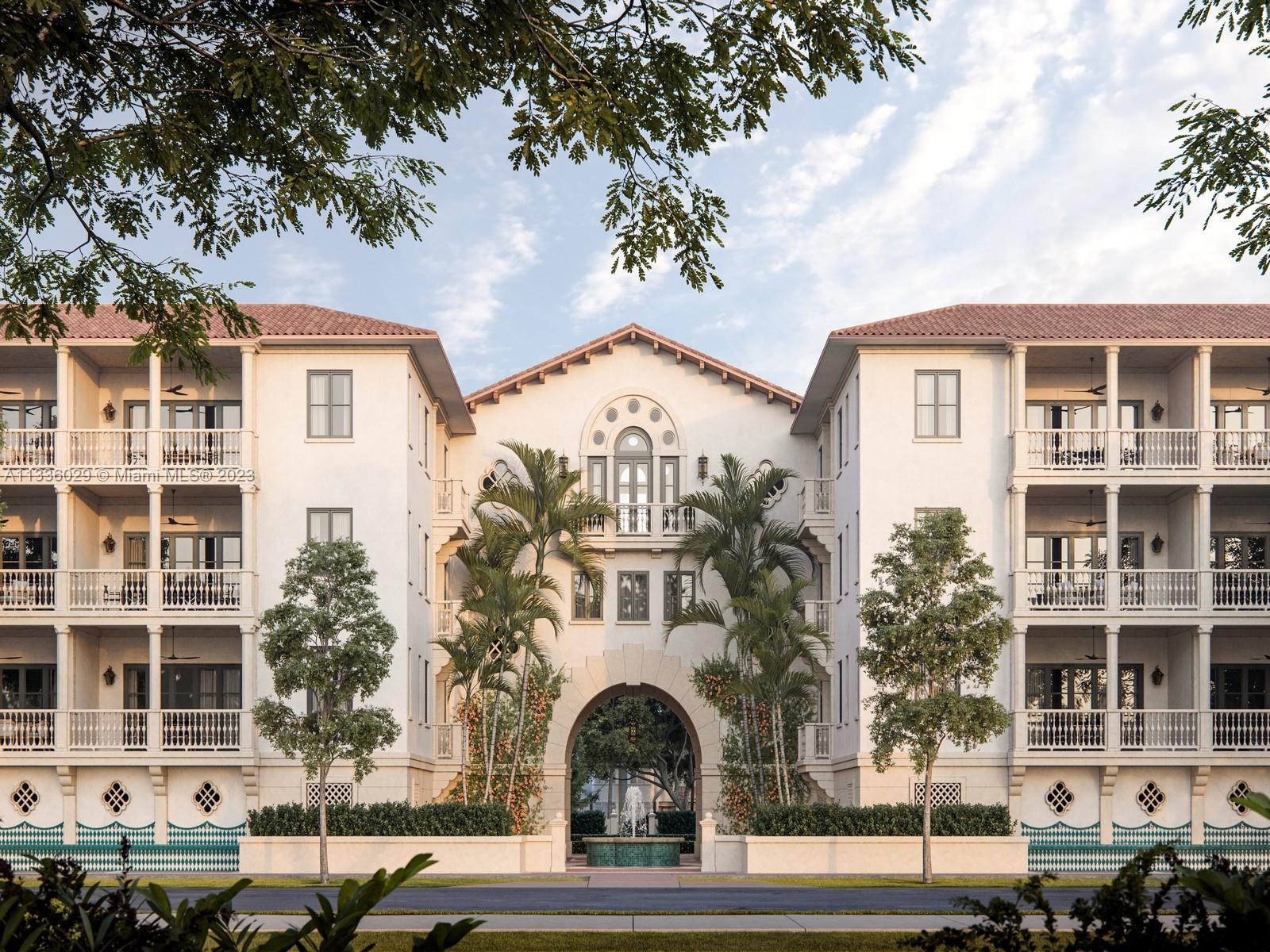 Introducing the Flats at Coral Gables most exclusive new Village known as "The Village at Coral Gables." Inspired by 19th Century Spanish- Colonial architecture with a beautifully functional and modern interior floor plan. Featuring 2 bedrooms 2.5 baths + Den, and private and spacious covered  loggias with gorgeous balconies reminiscent of a noble Spanish-colonial facade. Nestled in the heart of  The City Beautiful with easy european pedestrian living in a quiet residential neighborhood with walking distance to golf courses, fine shopping and dining and business district. "The Village at Coral Gables" is expressed through a delighful variety of garden spaces, lush green avenues, plazas, walkways, fountains and state of the art amenities for residents to revel in