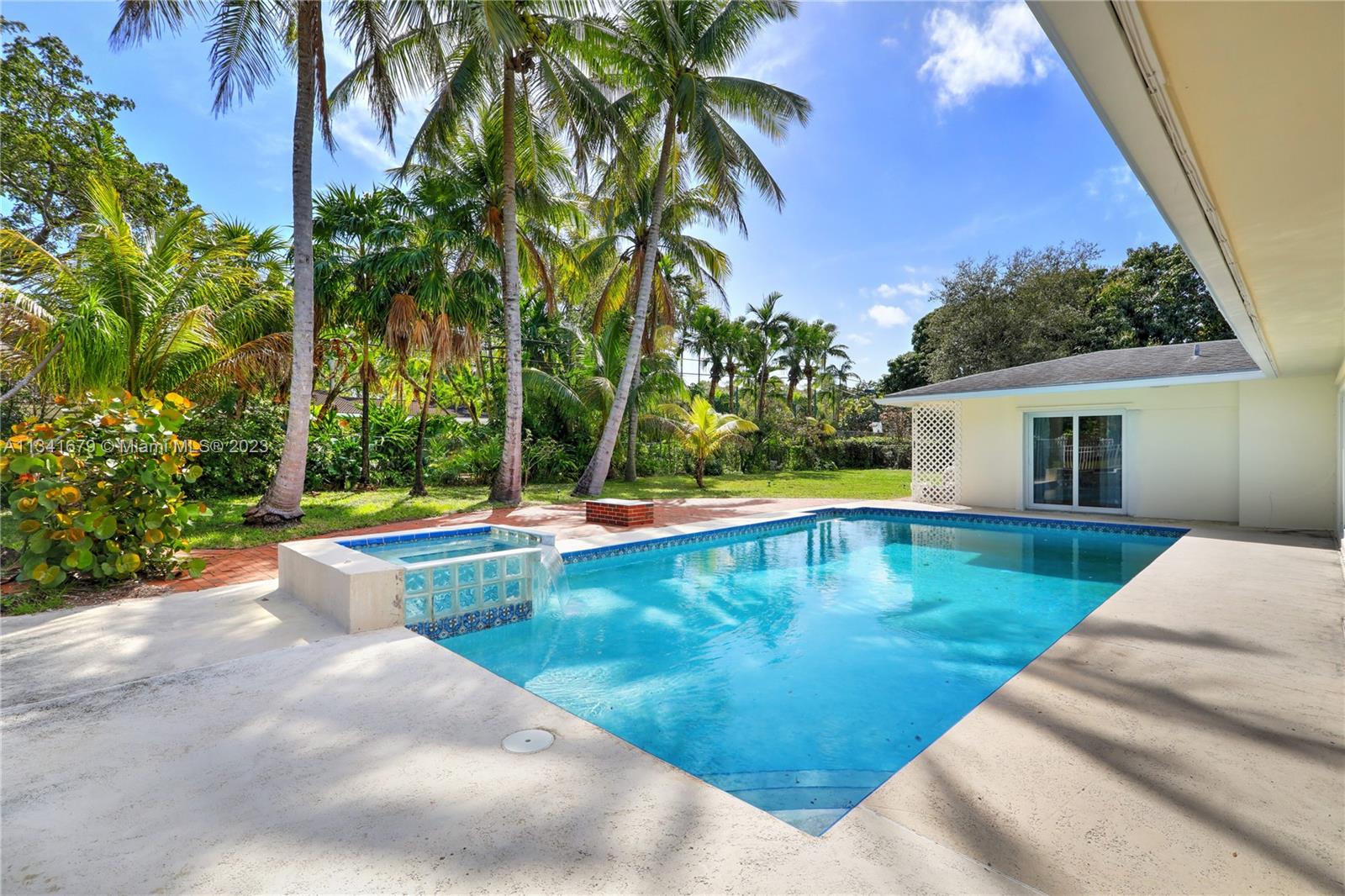 The hidden treasure! 3 bedrooms, 2 baths, pool home situated on a quite street of Pinecrest. "A" public and private schools. Impact windows and doors throughout. Clean, bright, beautiful! A must see!
