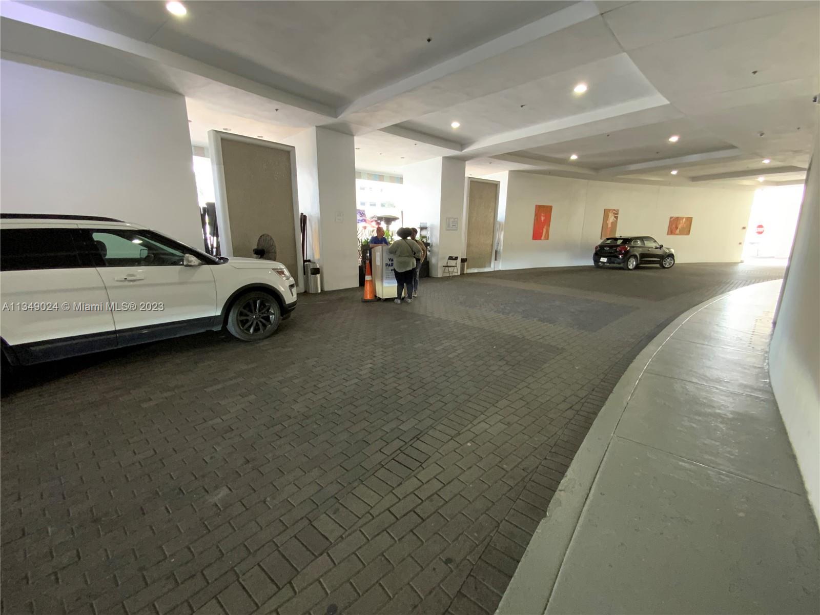 Valet area
