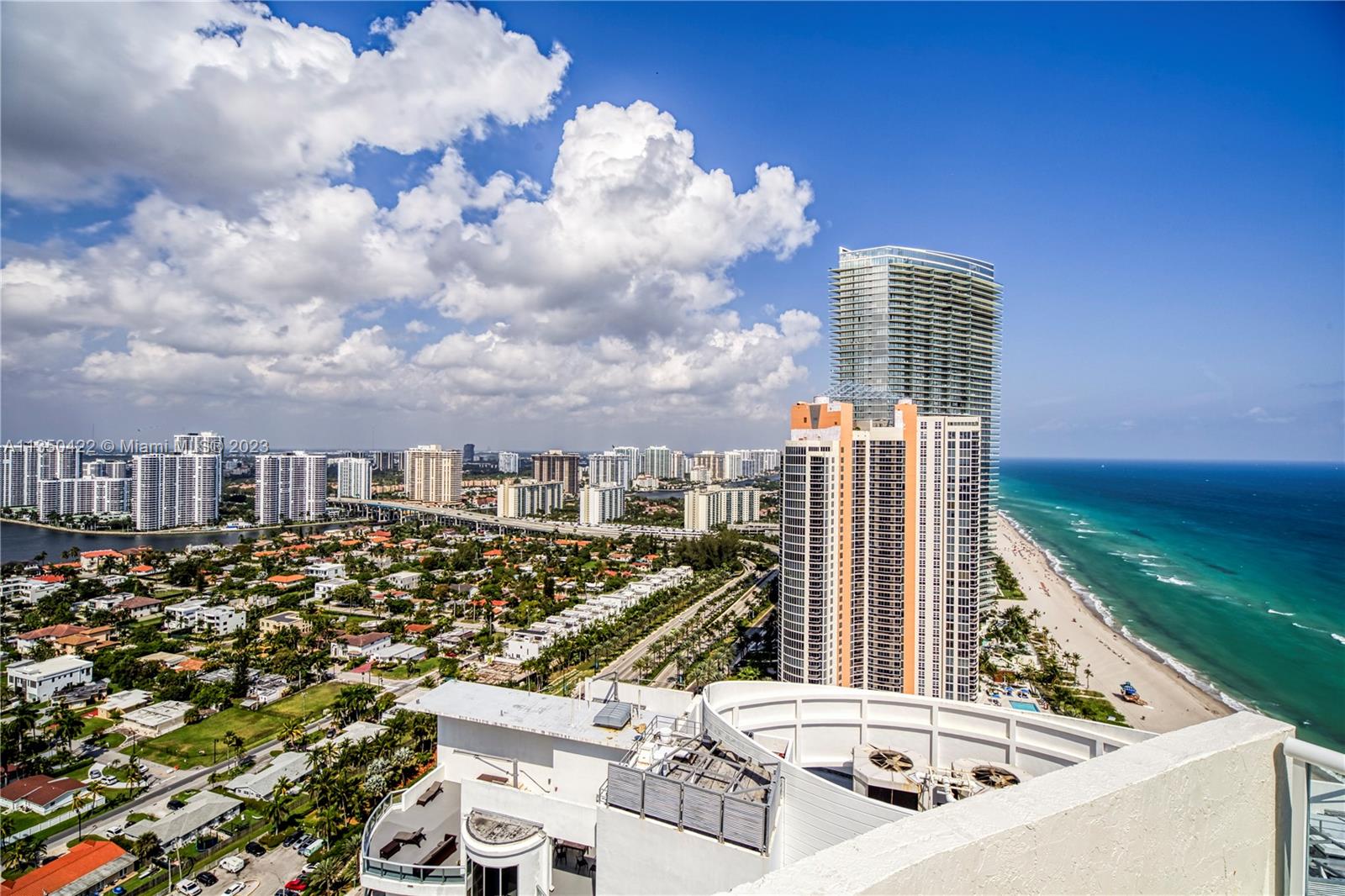 Beach, City, and Intercoastal view