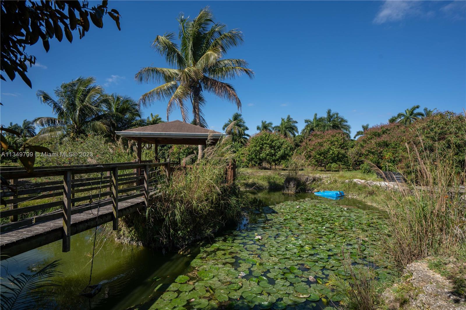 Gazebo and Pond