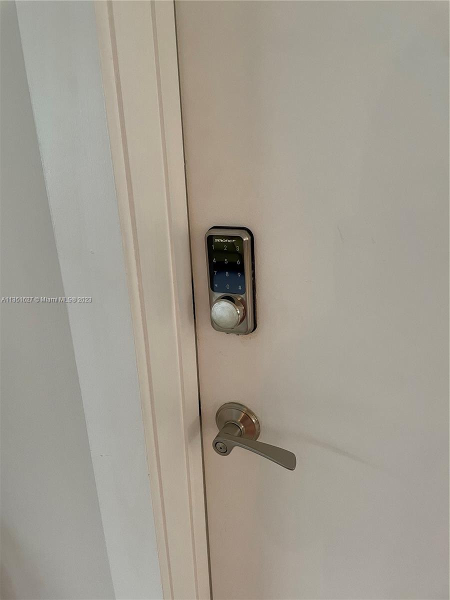 Both bedrooms has smart locks