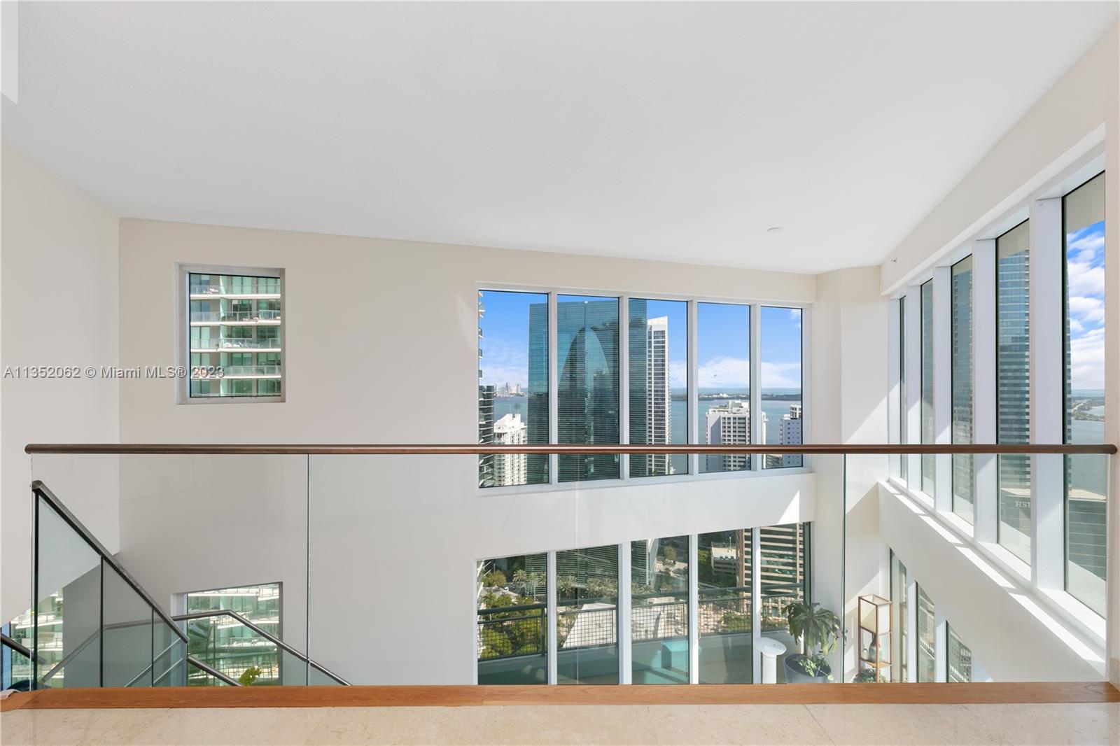 Breathtaking  Bay view  over the magnificent Brickell condos and Four-Season Hotel.