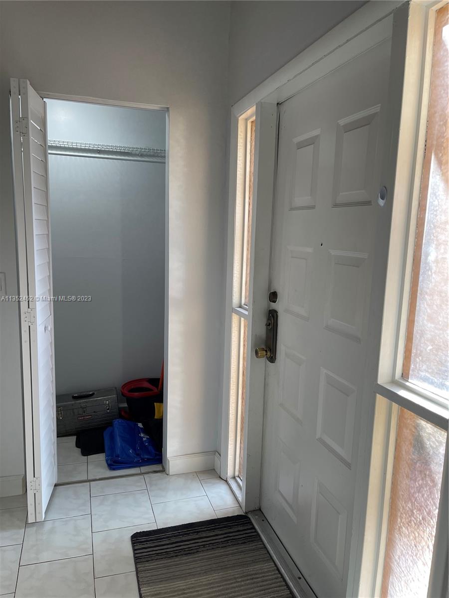 Entrance Door and Closet