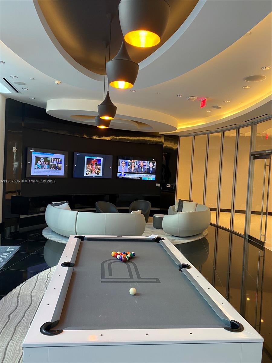 Pool Table in Club Room