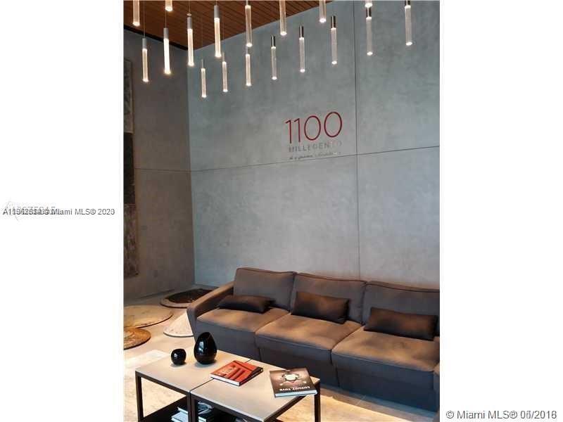 BEAUTIFUL NEW 2 BEDROOM, 2 BATH UNIT IN BRICKELL AT MILLECENTO, CREATED BY CARLOS OTT AND DESIGNED BY PINIFARINA. Millecento: Urban living at its best! Trendy restaurants, boutiques & metro mover service only steps away from your future home. Spectacular city and sunset views and unbelievable night views. This cozy unit has lots of natural light. Enjoy the view from your open kitchen & living area. 5-star amenities building: relax and enjoy the sun at the main pool located on the 43rd floor with amazing 180’ views, second pool on the 9th floor, State-of-the-art gym & spa, Clubhouse on the 9th floor has billiards, catering kitchen gathering area, perfect for entertainment; movie theater, 24/7 front desk attendance, Concierge, Valet, and management in the building