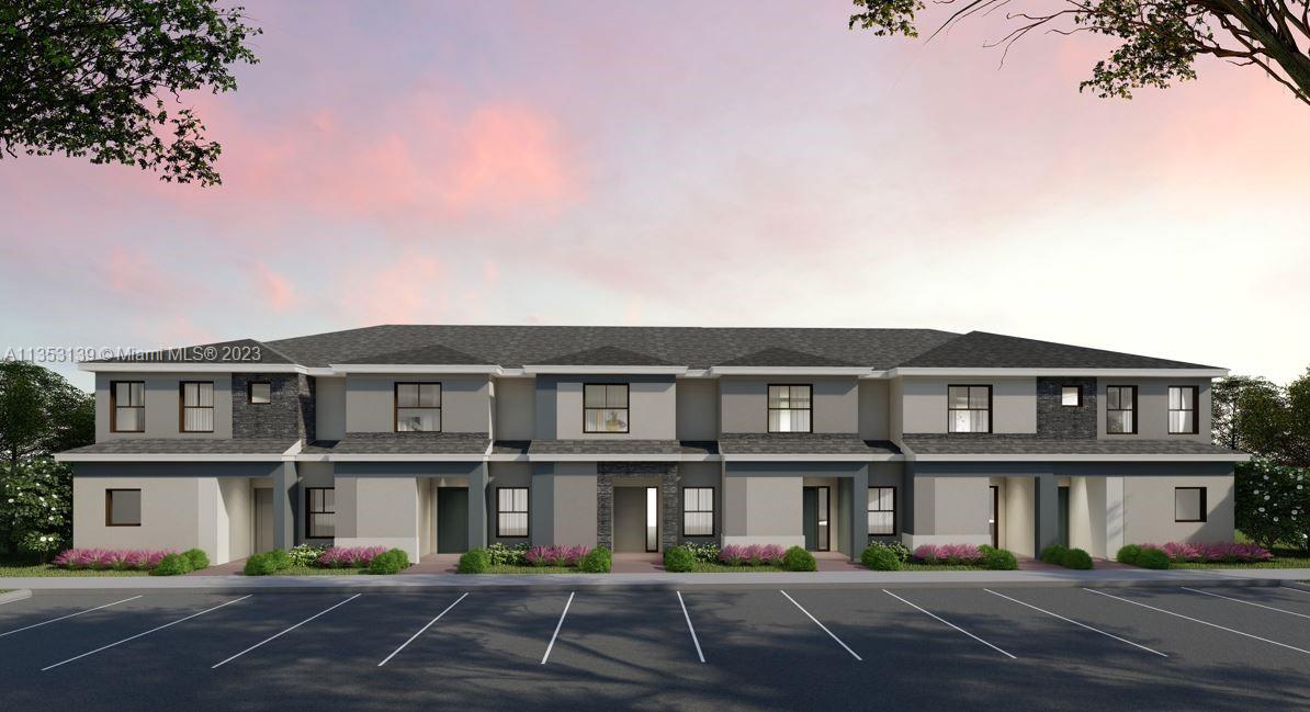 Beautiful 3-bedroom New Construction Townhome located close to the Florida City Outlets and at the entrance to the Keys. *Pictures, photographs, features, colors and sizes are approximate for illustration purposes only and will vary from the homes as built.  These photos are not of the actual home but are similar to the home being built.