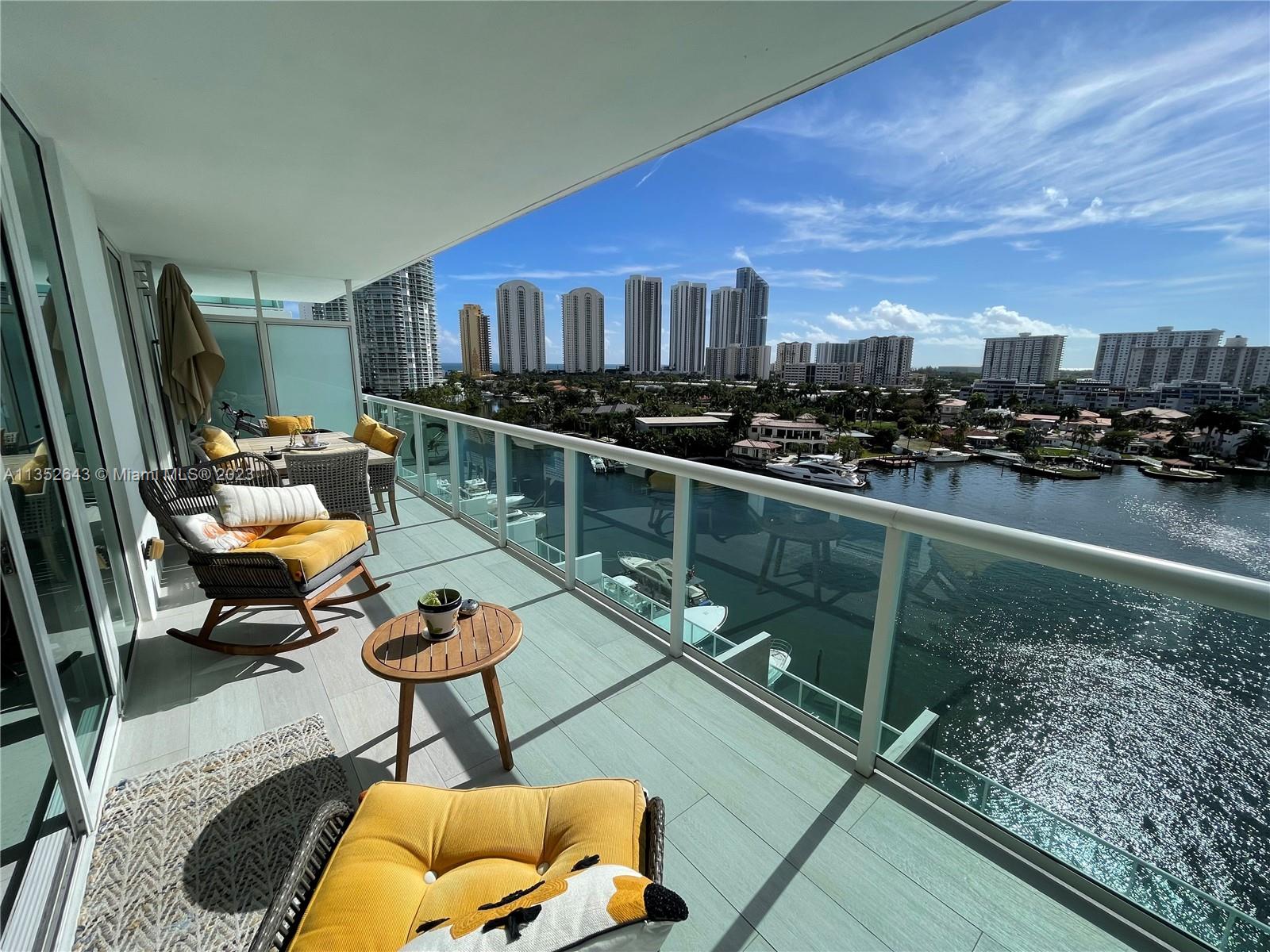 This gorgeous unit located in 400 Sunny Isles building offers a luxurious 2 Bedroom plus an oversized Den residence with 3 full bathrooms, a spacious layout, and a large terrace. The building boasts extravagant amenities including a tennis court, infinity edge pool, spa, and private marina, and is conveniently located within walking distance from the beach, minutes from Aventura Mall, places of worship, and entertainments. The residence features Italian cabinets, stainless steel appliances, Italian Porcelanato Travertino floors, and breathtaking views of the Intracoastal, Oleta Park, Sunny Isles, and the Atlantic Ocean. Indulge in natural light and spectacular sunsets every day. The building's full service makes it the ultimate in luxury living.