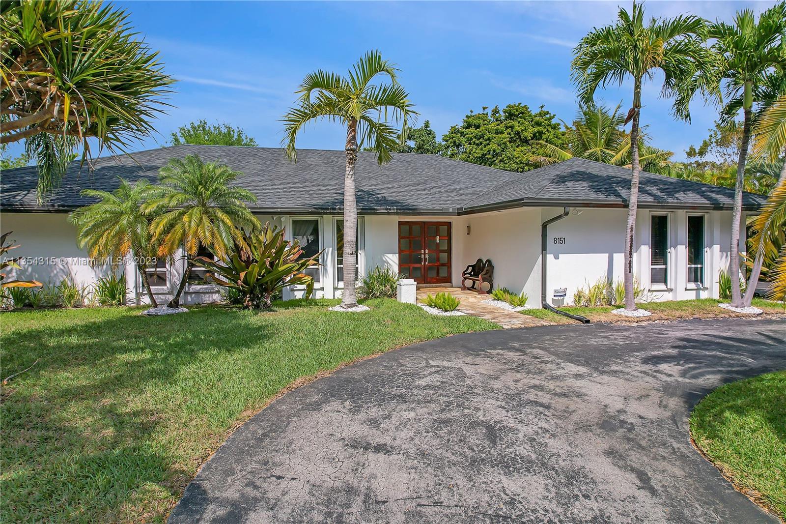 Gorgeous Cutler Bay home in a quiet cul-de-sac, located in a highly desired neighborhood. From the moment you drive in, you know you found the home you've been looking for. Walk into your forever home w/ immediate views of the pool & tranquil backyard. This 4bdrm/2bath home in an oversized lot of 16,350 sq. ft., features a renovated kitchen which opens to the family room overlooking the fireplace.The home comes with many updates just to name a few, renovated bathrooms, new roof, impact doors & more updates for your immediate comfort. Impact doors lead to pool & covered outdoor terrace perfect for family gatherings. Garage currently used as a 5th bedroom & can easily return to its original use. Surrounded by nature activities,shops,dining, boaters paradise & minutes away from prime schools.