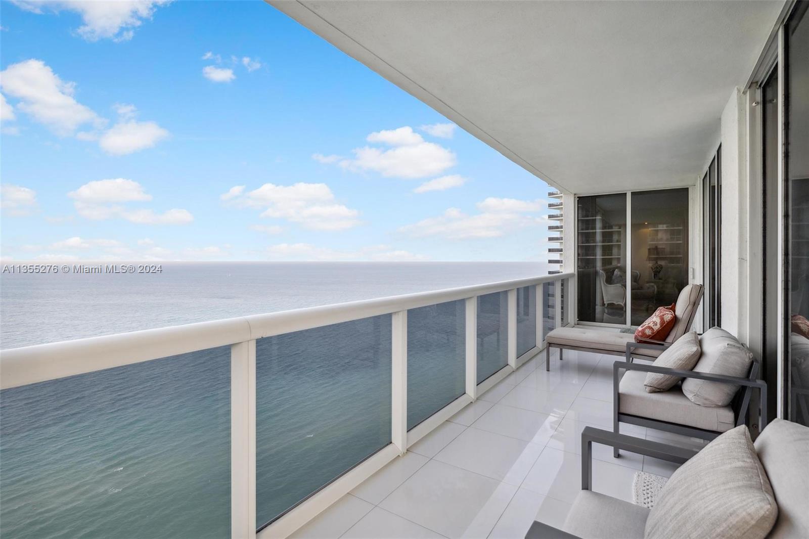 Beautiful North-East corner unit, 3 bedroom, 3.5 baths. Stunning direct ocean & intercostal views, marble floors throughout. Built-in closets, Bathrooms with separate shower and Jacuzzi in master suite. Open European style kitchen with granite countertops and Kitchen-Aid appliances. This is a 5 start resort style condominium with full time concierge, 24hrs. Valet parking and security. 50,000 sq. ft. spa and fitness center overlooking the Atlantic Ocean. Minutes to shopping, restaurants & gulfstream casino.