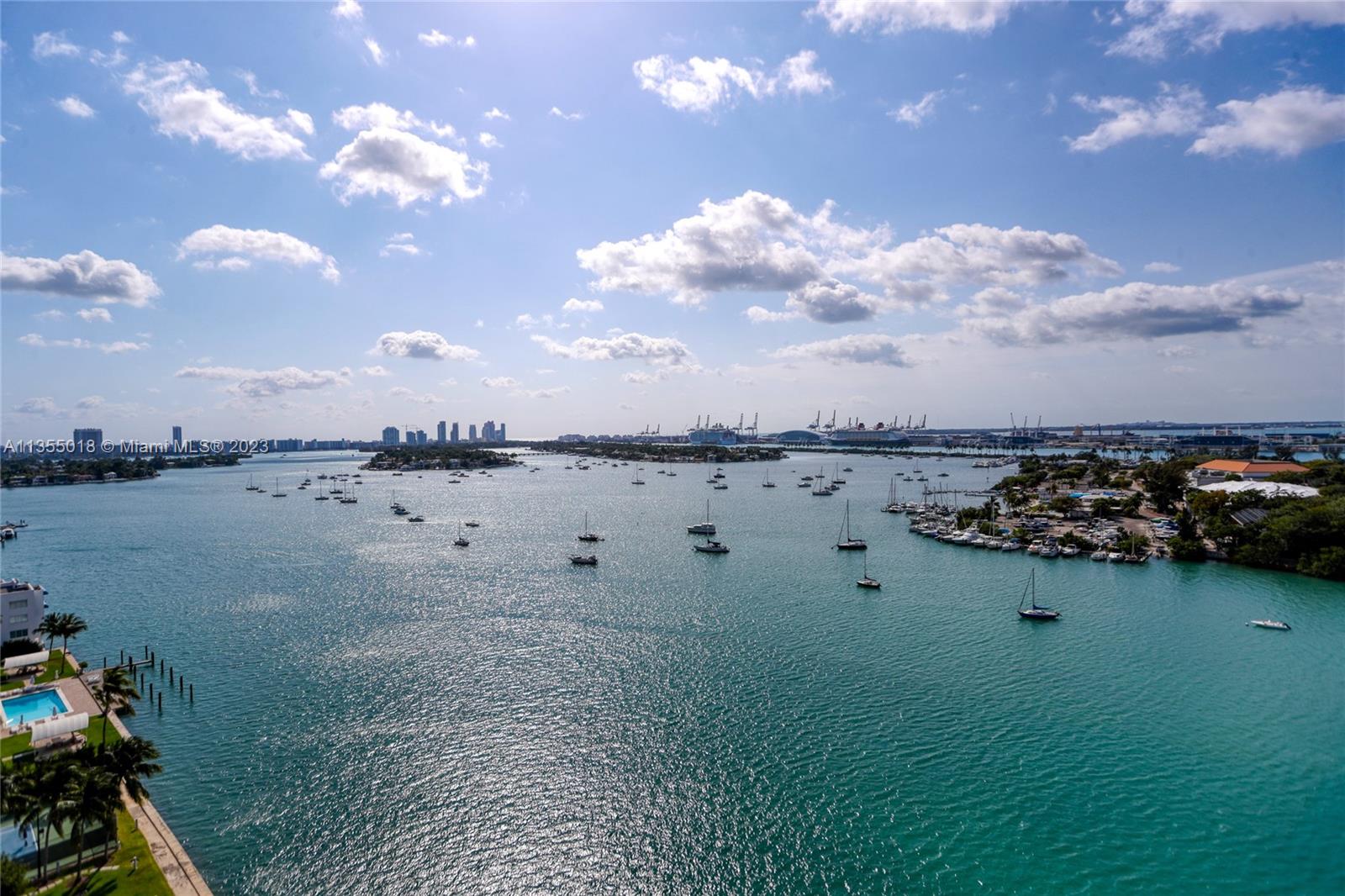 Beautifully updated unit with spectacular views, allow yourself to take in the beauty of this fully furnished 3bedroom/2.5 bath condo with designer kitchen, baths & furnishings and the most magnificent endless views of Biscayne Bay, Miami Beach and downtown Miami! You can relax serenely on the balcony or eat Al fresco while you watch the sailboats go by or simply relax at night to the view of Miami's city lights and skyline. Feel Miami's energy here at The Venetian and enjoy all the scrumptious amenities this building has to offer. One covered parking space and guest parking, security and more. Pets are allowed at owner & Condo board's discretion.