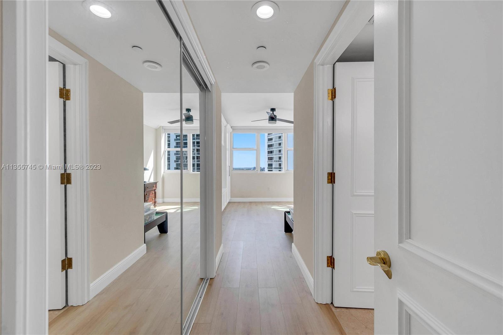 Primary bedroom with intercostal and direct ocean views