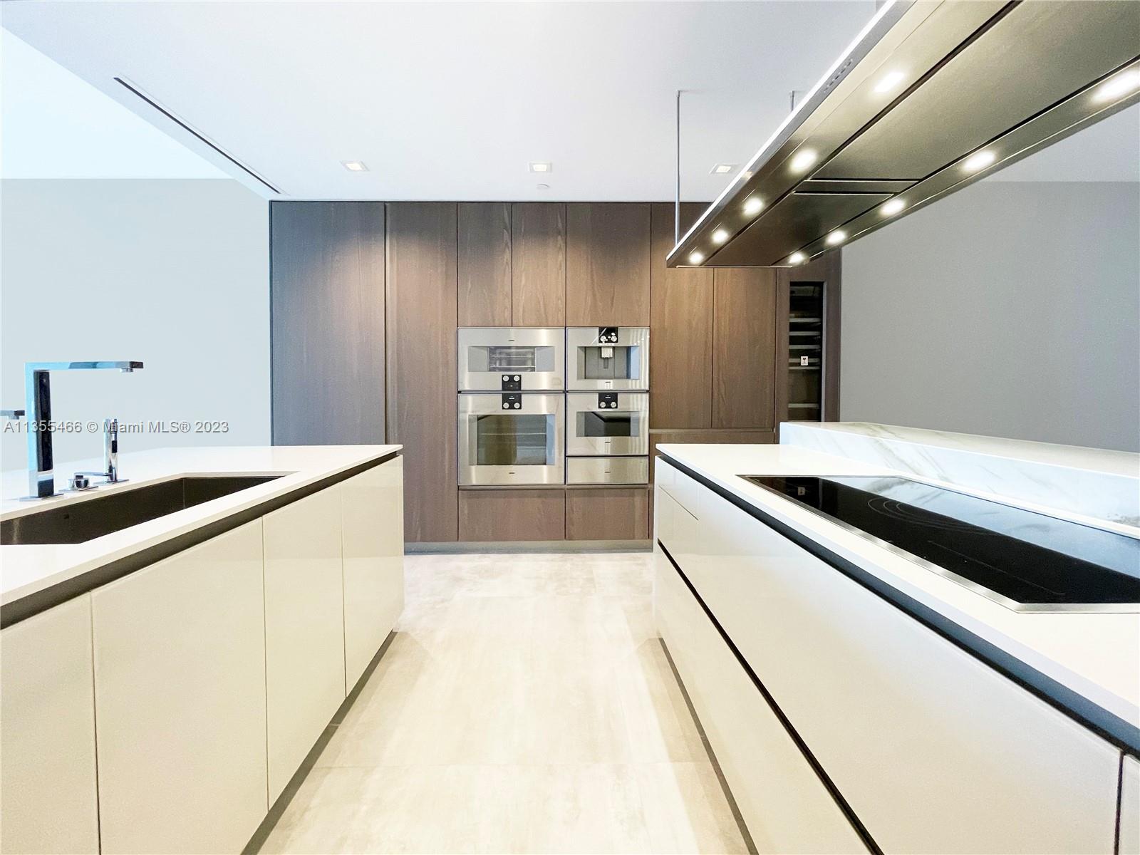 Top-of-the line Gaggenau appliances