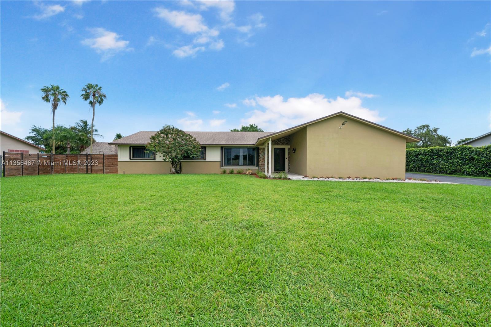 If looking for paradise, peaceful place and still driving distance to everything, look no further this 4 bedrooms and 2 bathrooms home is located nestle in between Homestead and The Redlands. This property has a large and open living room, large dinning room and kitchen, remodel approximate 6 years ago, new appliances NO HOA ,Gas stove so if no power you can still have your coffee or tea, new window, French doors, accordion shutters all around, cover terrace good to entertain , 3 large bedrooms in one side and large master in the other side of the house with large walking closet. Solar panels and solar water heater, large yard big for pool, RV and Boat, a solo structure with AC that can be used for office , man cave or she shed. Lots to mention.