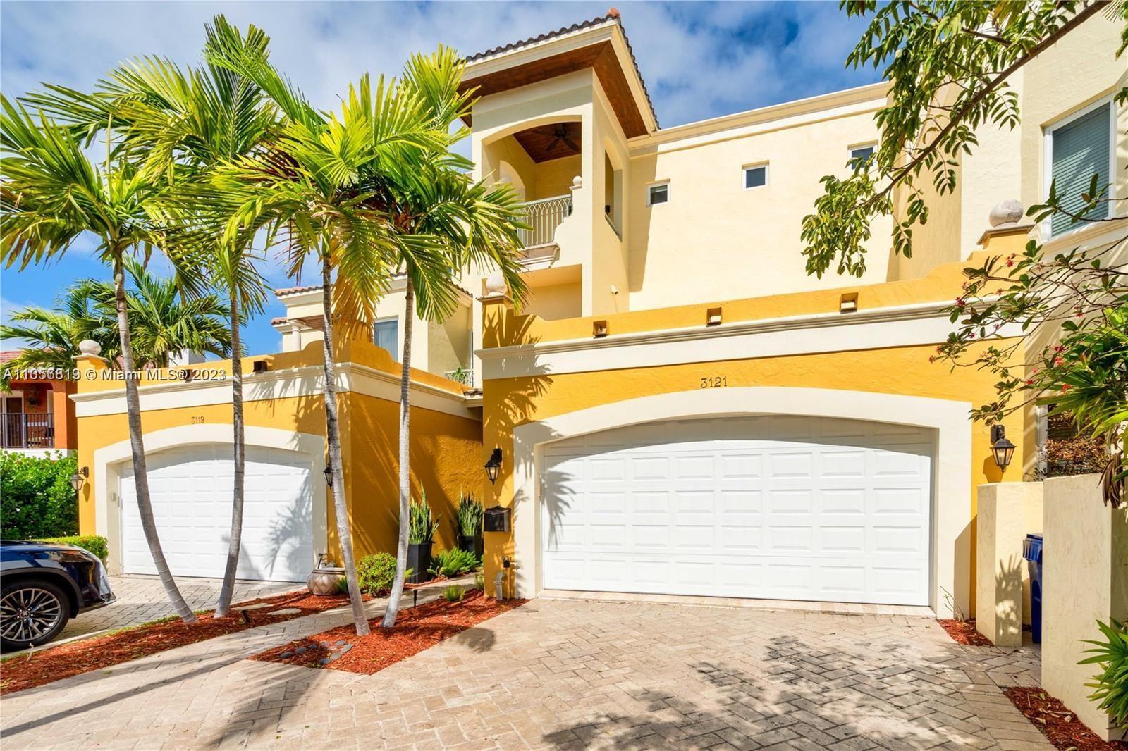 One of a kind townhome in prestigious Dolphin Isles in East Fort Lauderdale. This 3 bedroom, 4 bathroom townhouse has it all! Top of the line tile and hardwood flooring throughout , custom made Italian cabinetry, private elevator, safe room and much more. This townhouse sits right on the Intracoastal and has a dock for your boat. It has a gas fireplace and a range, 3 terraces, 2 master suites and 2 car garage that is climate controlled by Tesla charger, and the list goes on. Sitting right across from the beach, it does not get better than this! PROPERTY IS FOR RENT and SALE.