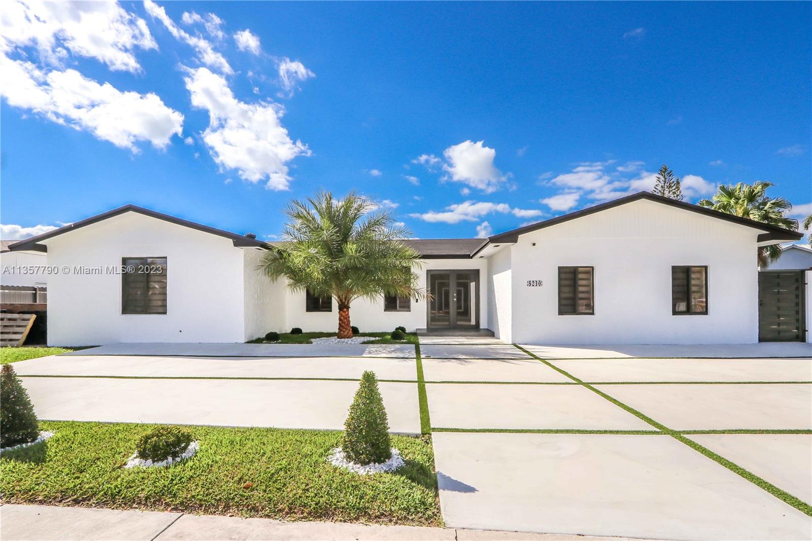 Spectacular Single Family in Saga Bay a quiet family community and neighborhood, 3 bedrooms and 2 bathrooms, **TOTALLY RENOVATED**, OPEN CONCEPT, new roof, electricity, electrical panel, new 2 A/C units, tank less water heater, bathrooms, tile, impact windows and doors, Italian Water pot filler, new driveway, house has an extra space for an additional private living area, additional master bedroom, Maid/In-Law Quarters or an studio, 10,490 TSF, big patio with nice terrace and pool to make your unforgettable family evenings, near of Black Point Marine, shopping centers and major highways, Great schools in the area!
All showings must be by appointment, contact L/A
Do not miss it!