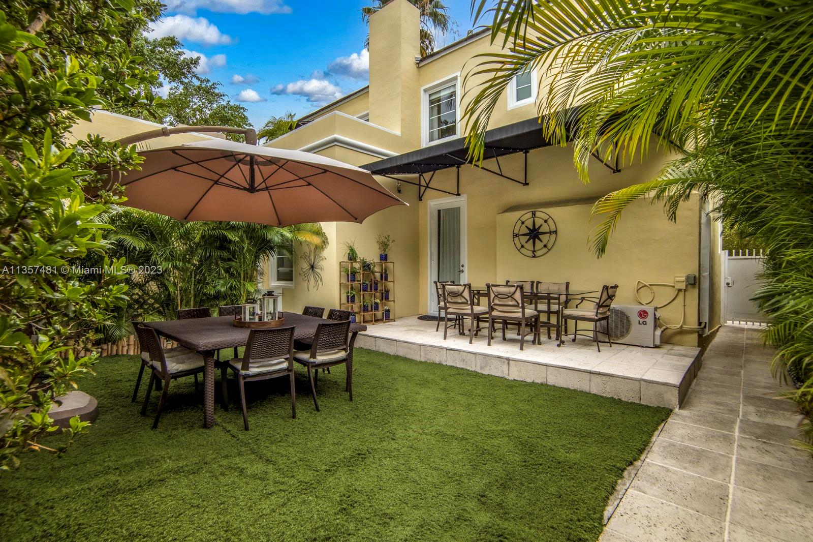 back of the Villa