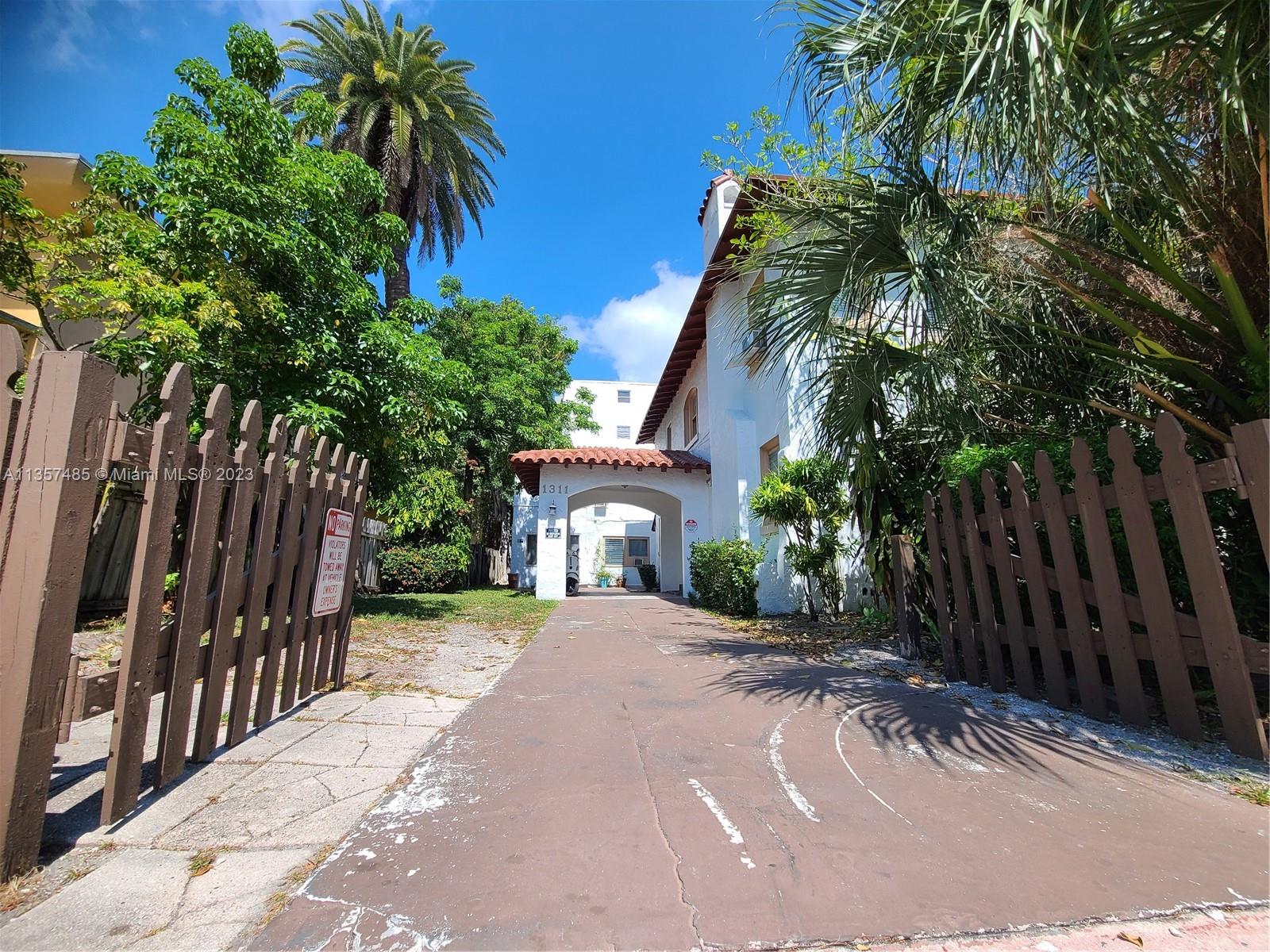 Entrance of current buildings, on quiet and wonderfully-located street